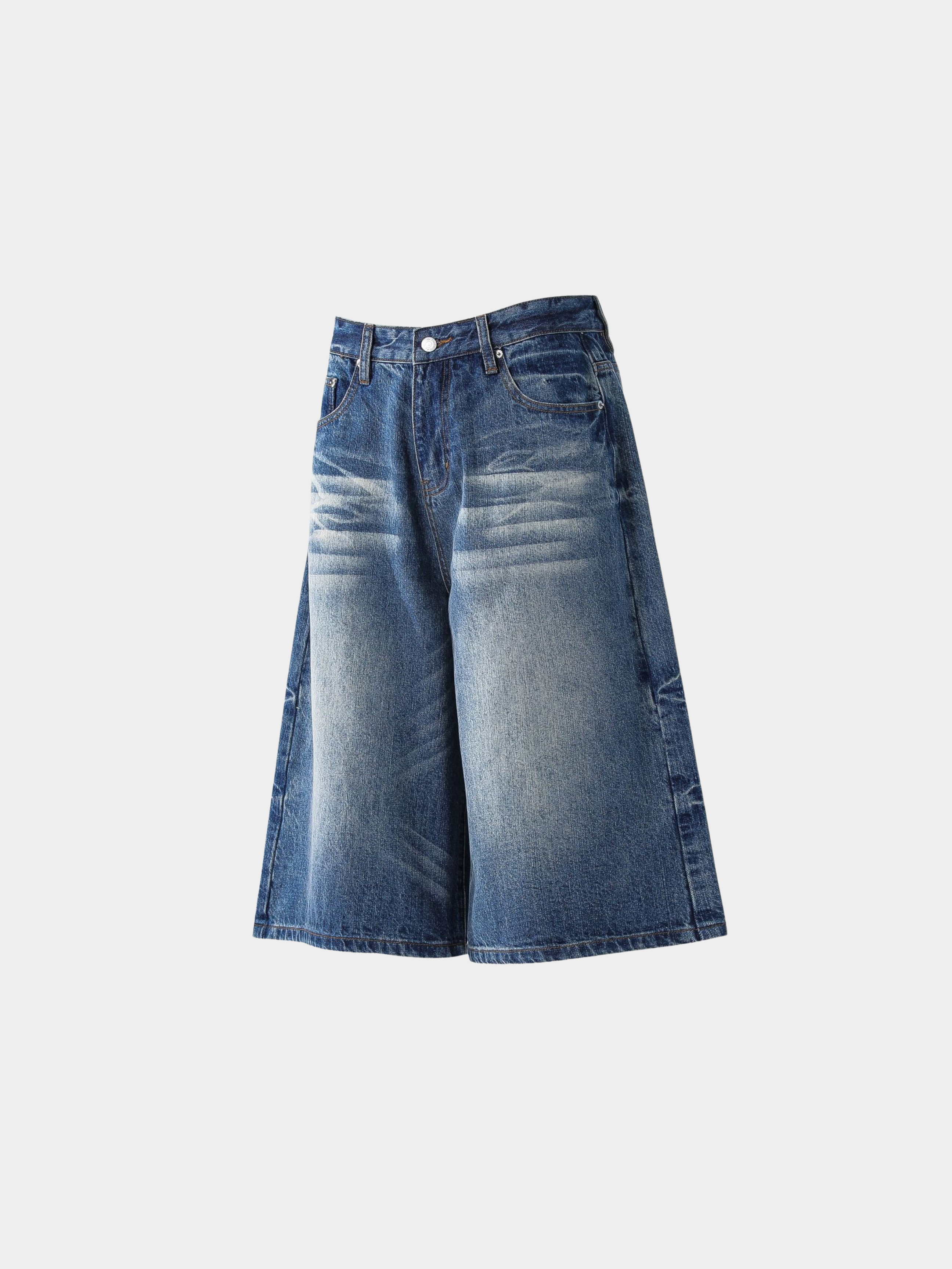 BaseWrap - Men's Straight-Leg Denim Shorts