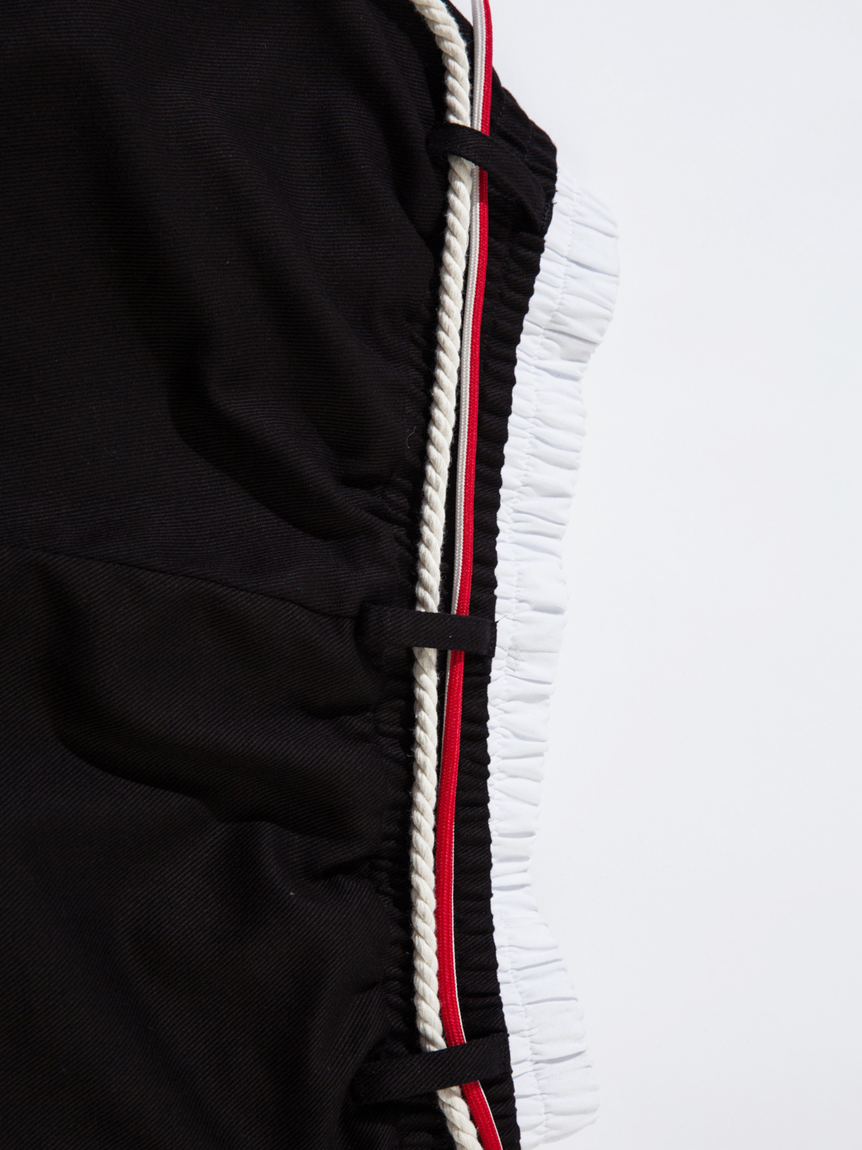 FoxCase - Unisex American Casual Stripe Panel Straight-Leg Track Pants