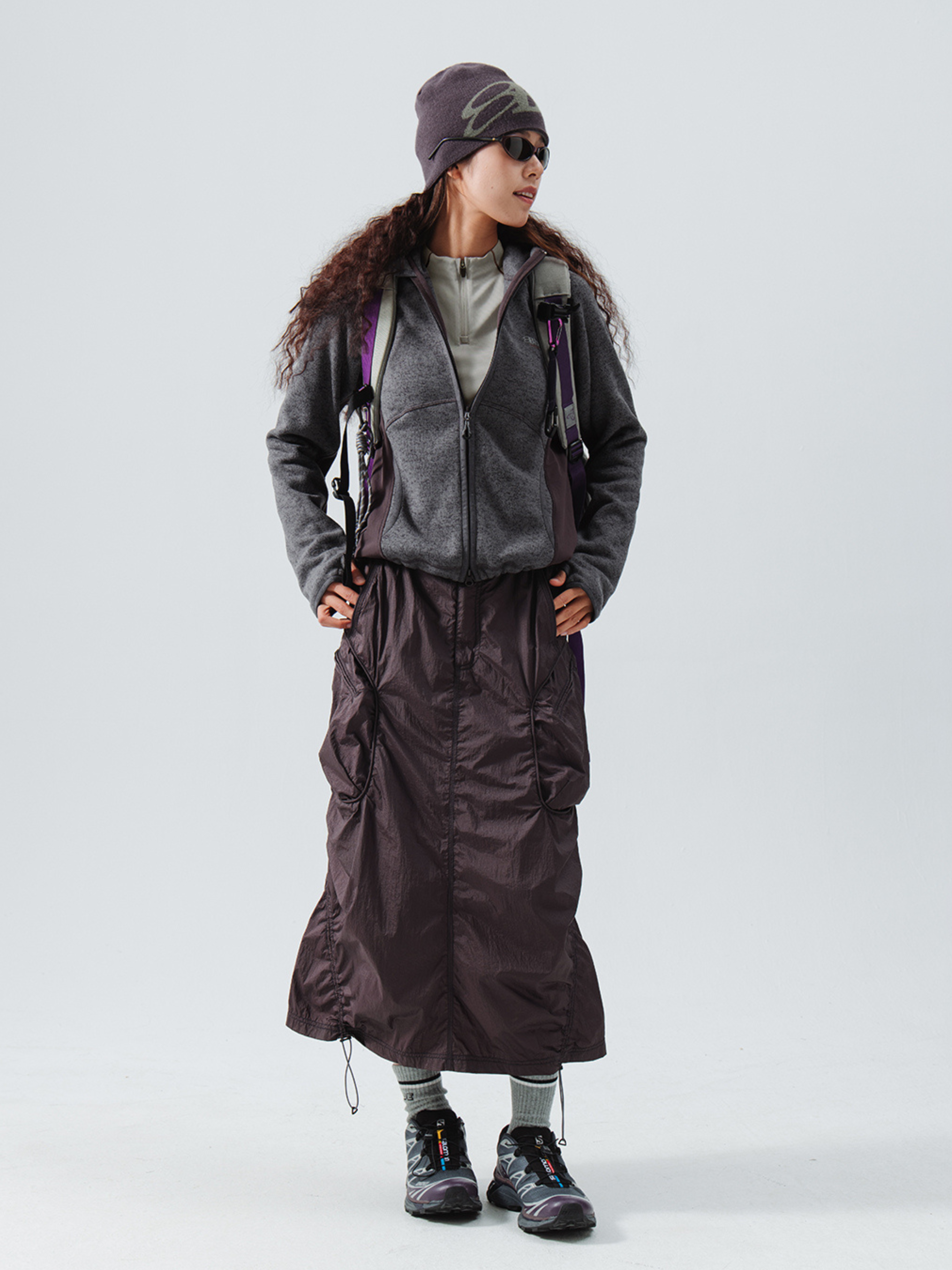 ThornBoard - Women's Metallic Water-Repellent Nylon Utility Skirt