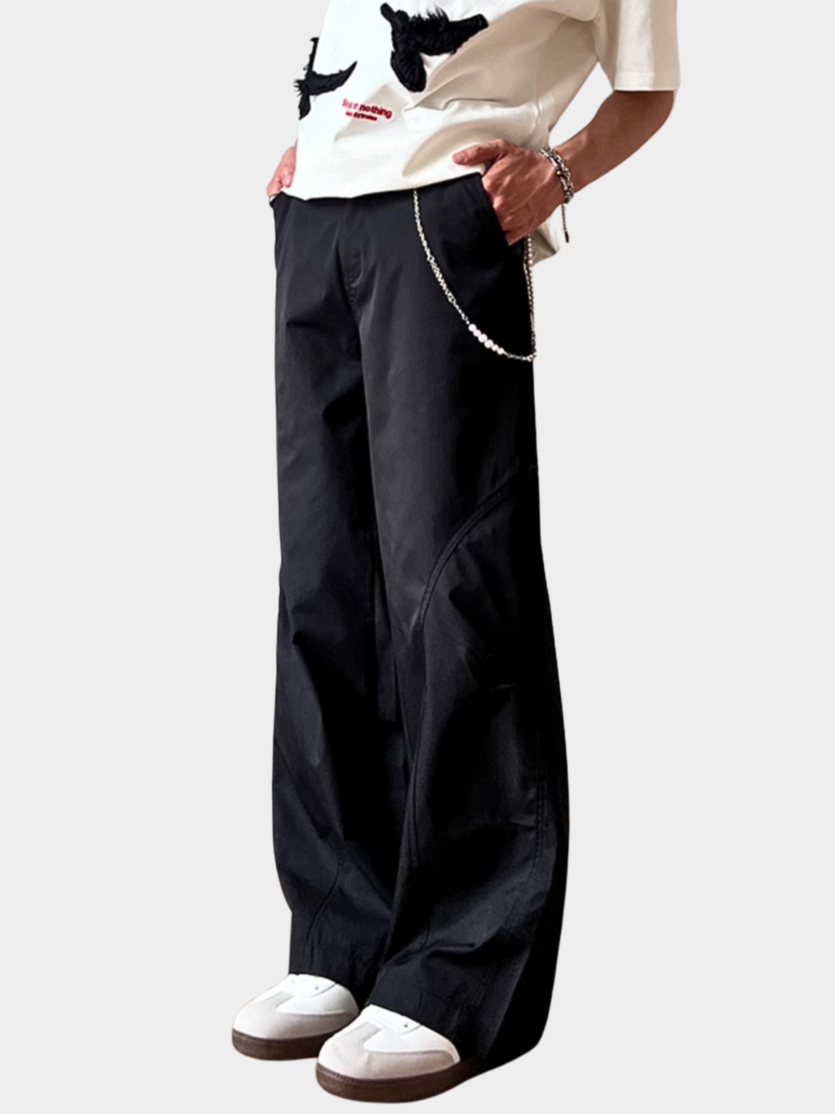 FireJet - Men's Loose Wide-Leg Paratrooper Pants