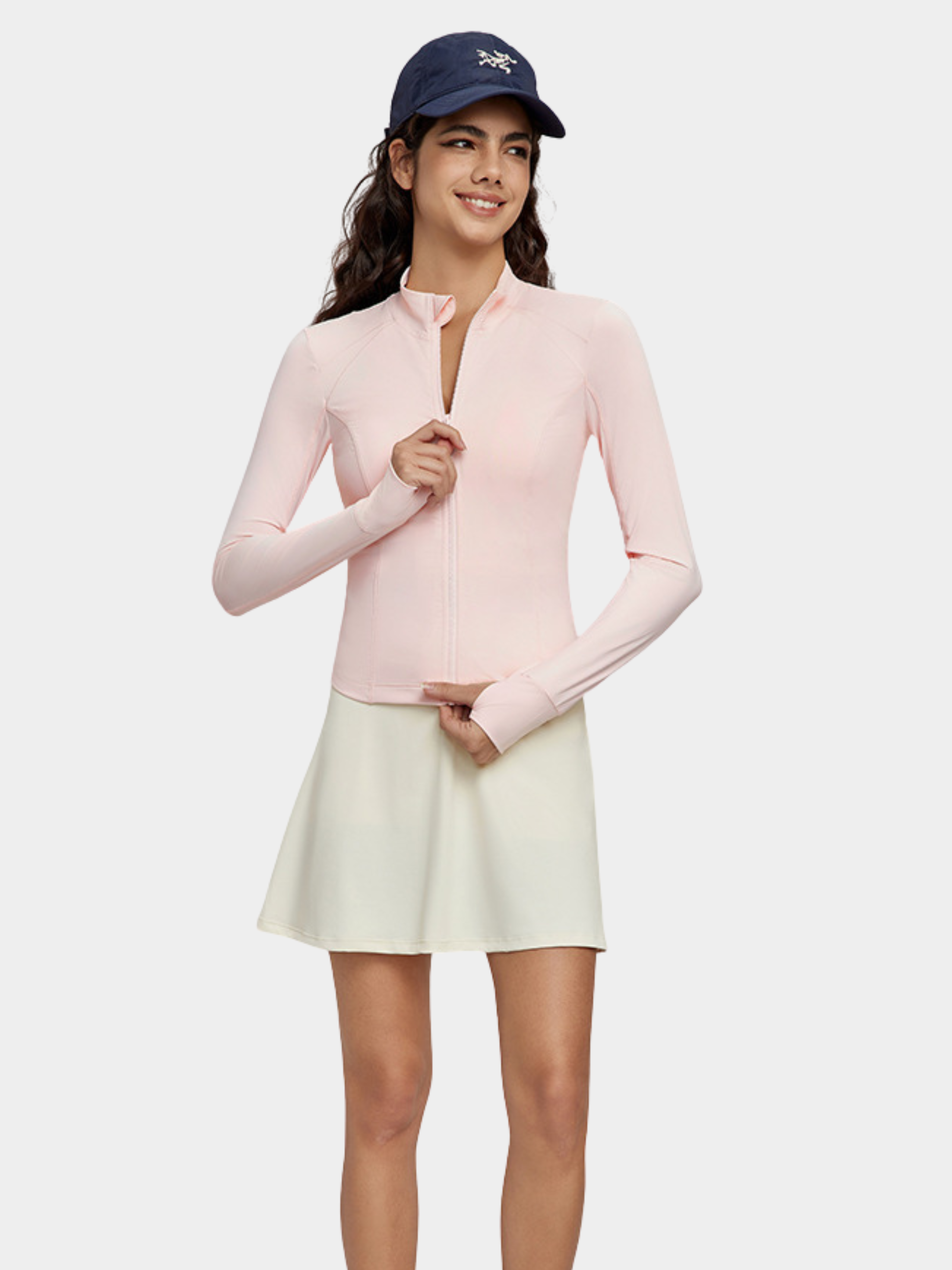 MesaDrop - Women's UPF50+ Raw Yarn Cooling Slim-Fit Sun Protection Jacket