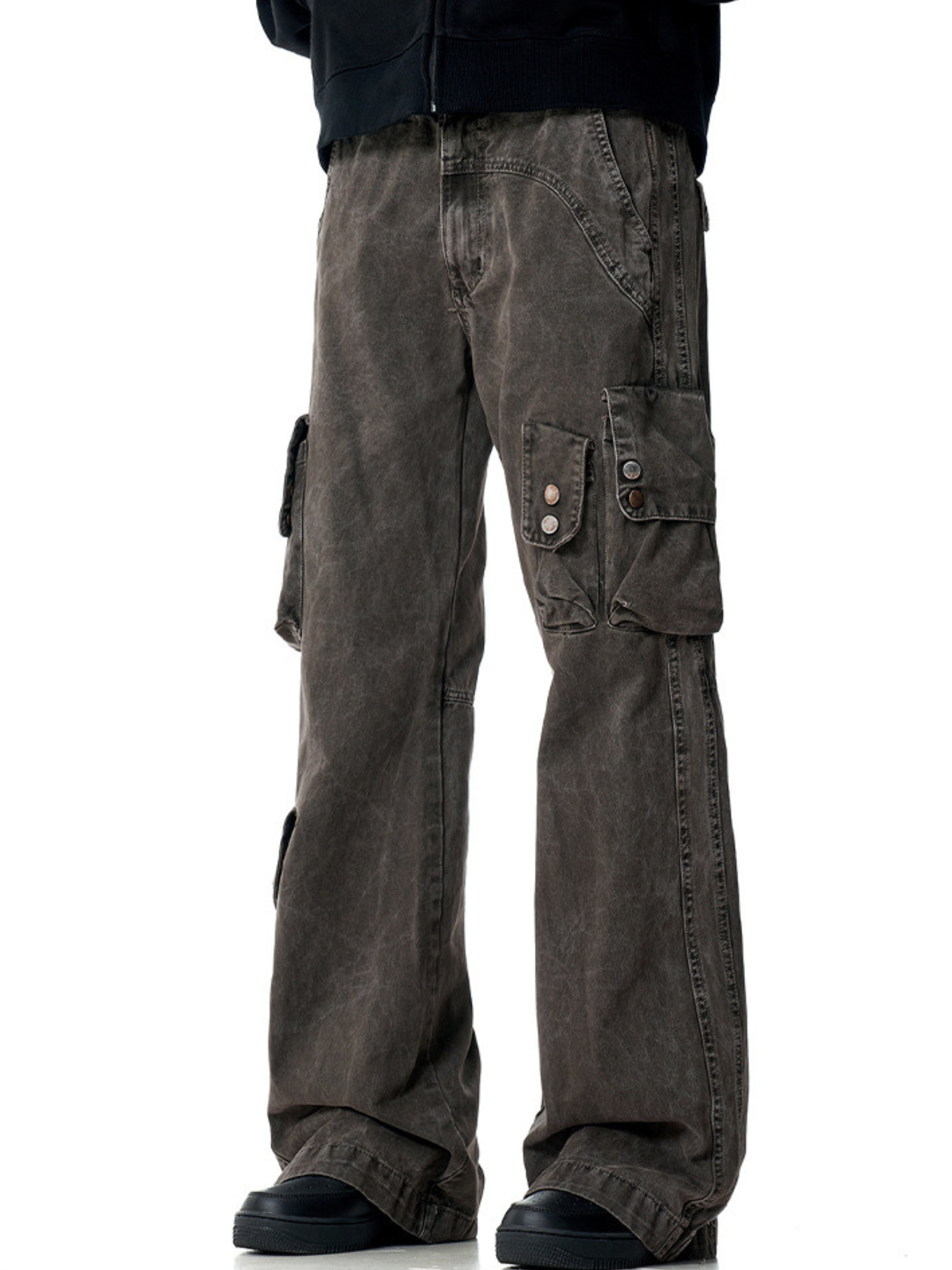 FoxLine - Unisex American Multi-Pocket Cargo Pants