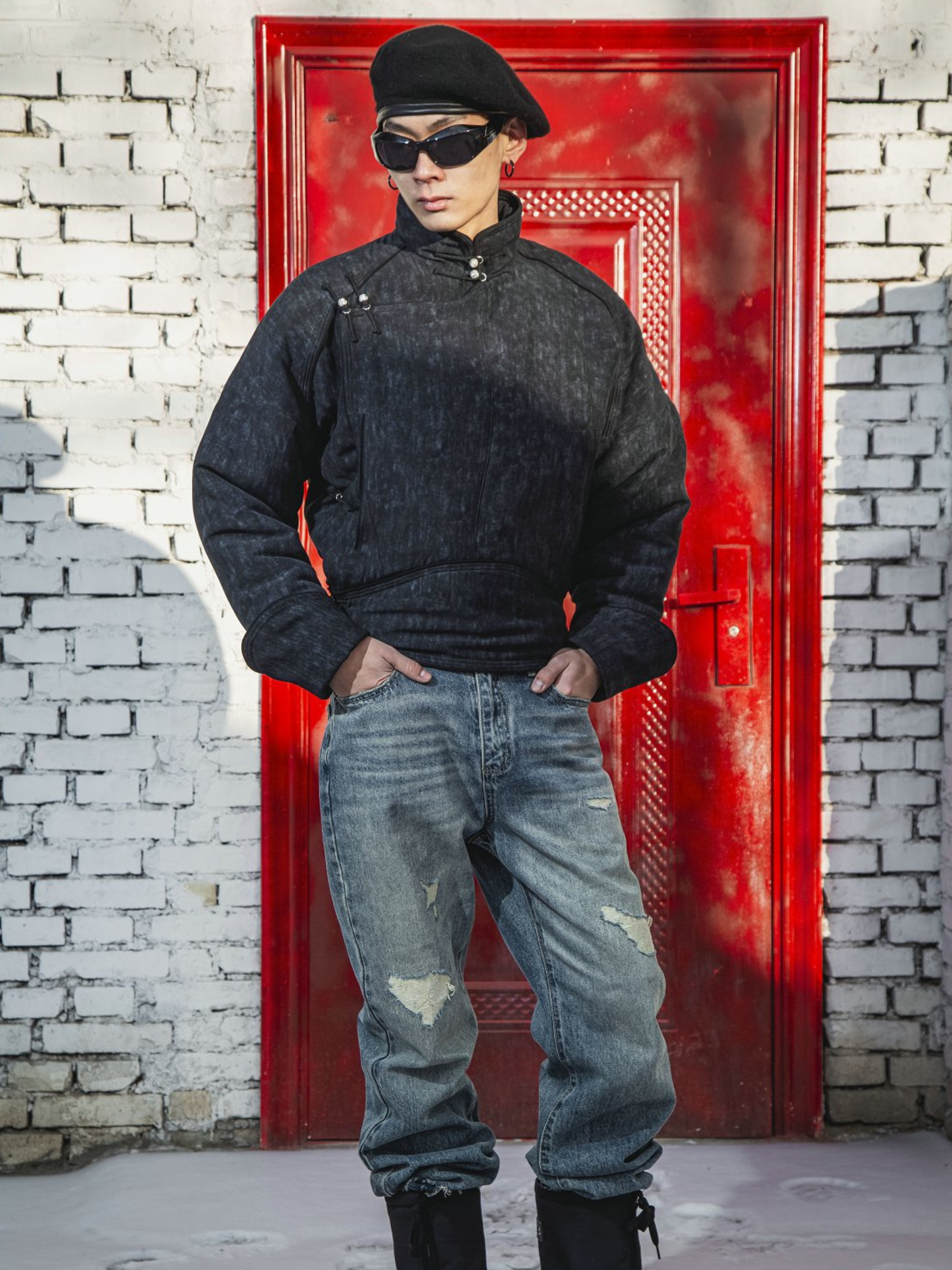 DryLamp - Unisex Thickened High-Neck Padded Winter Jacket