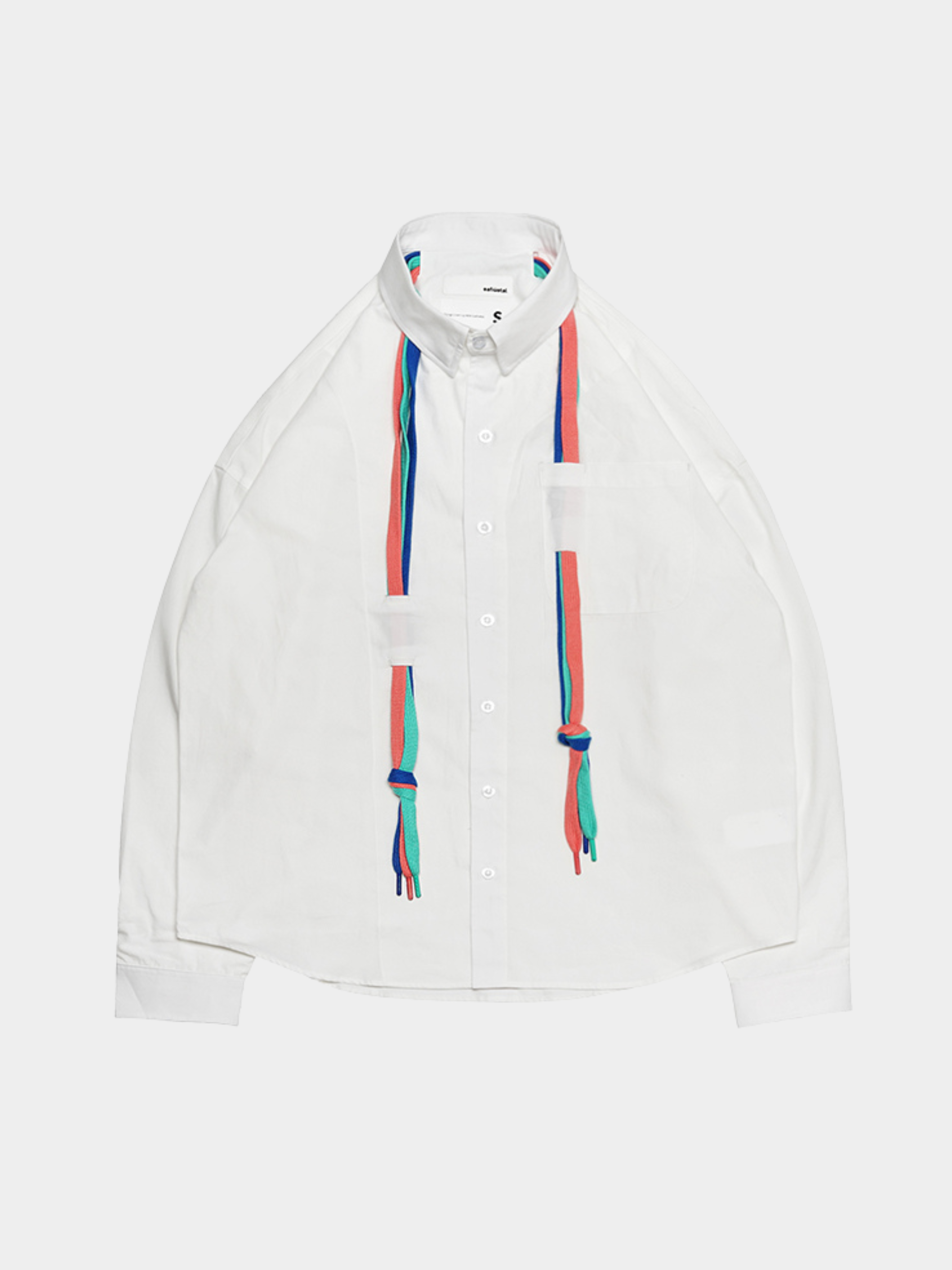 CougarLife - Colorful Woven Tape Long-Sleeve Shirt
