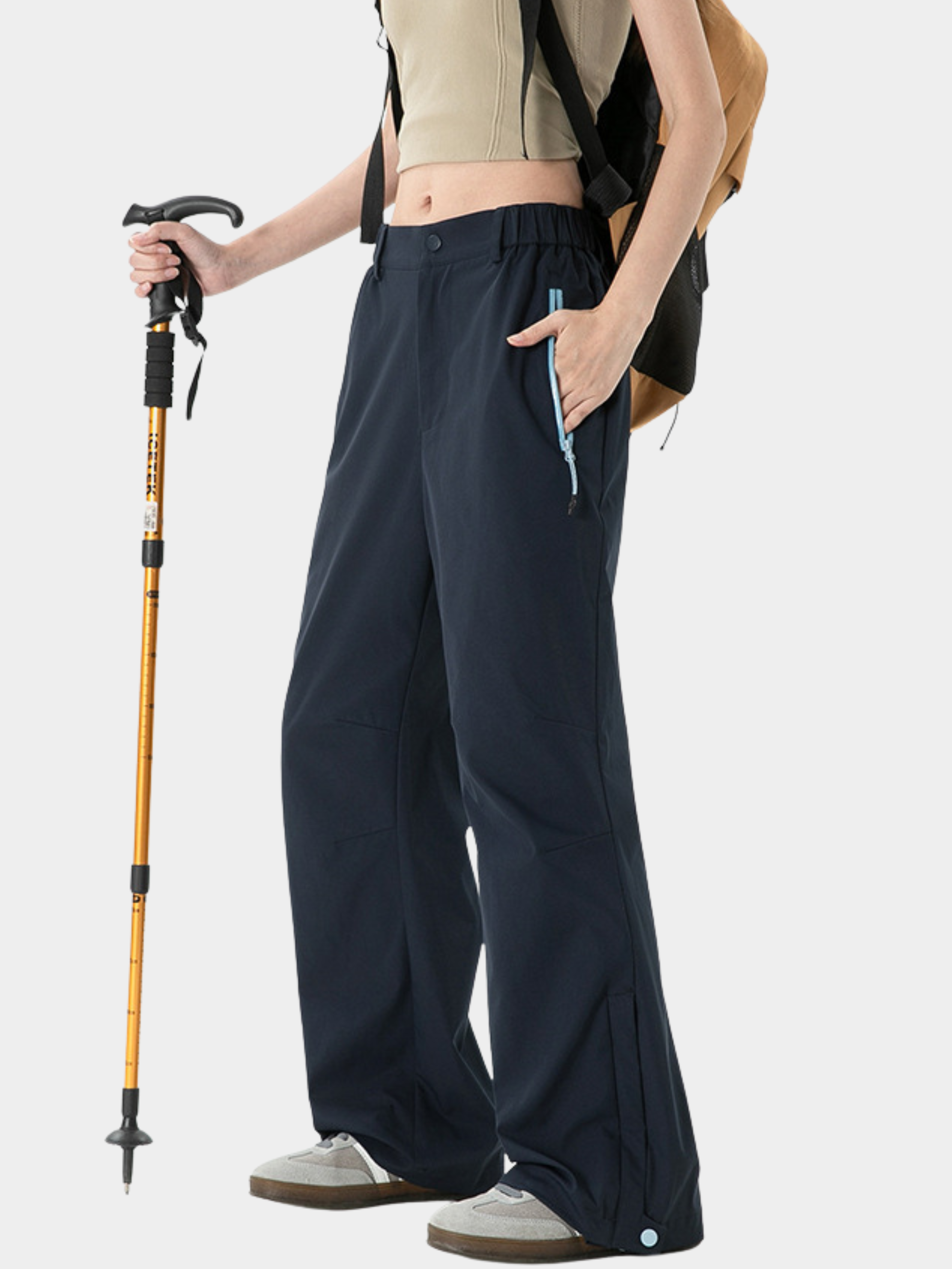 Aquatop - Women's Waterproof Windproof Loose Fit Cargo Pants