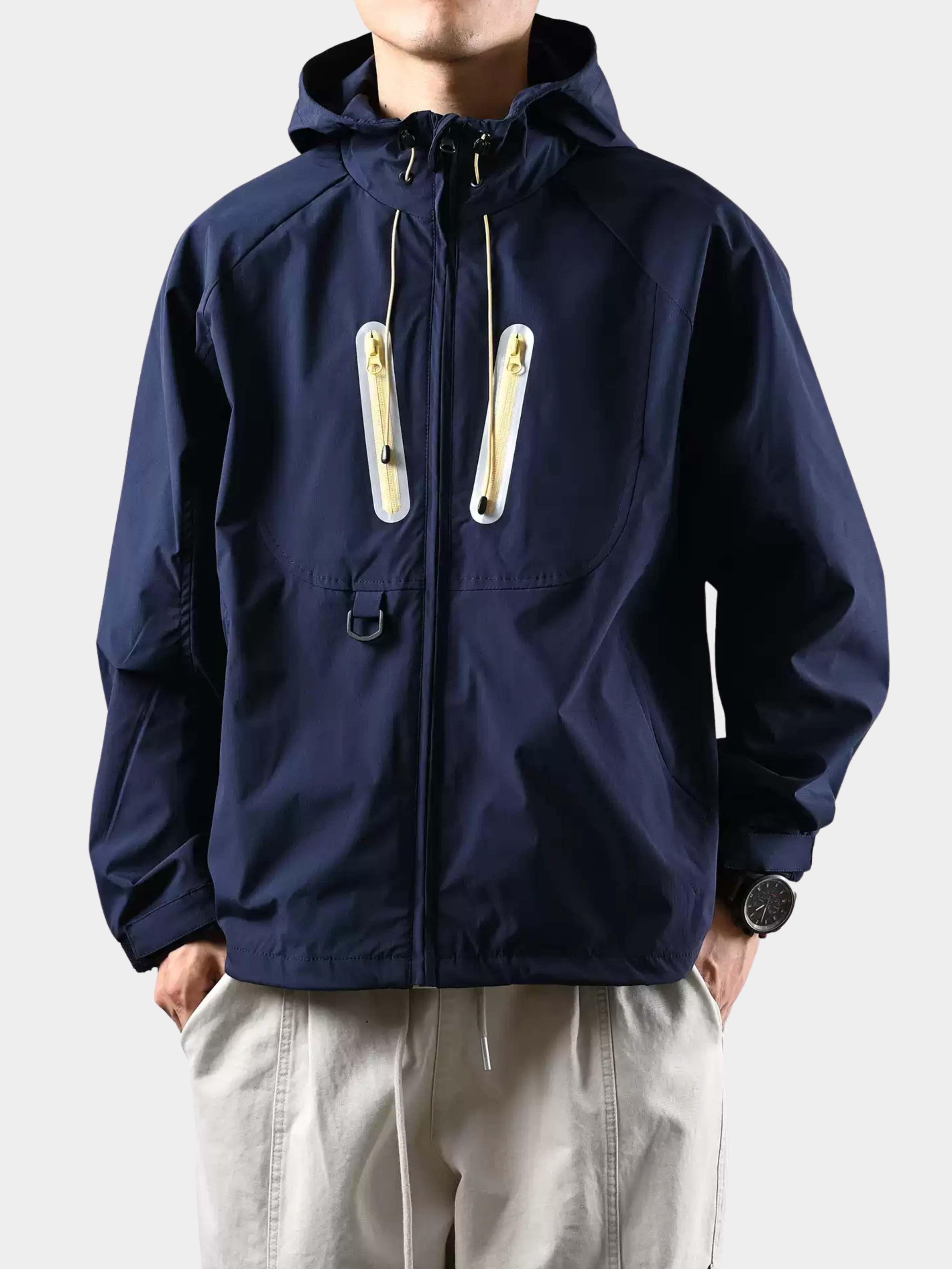EchoCore - Unisex Loose-Fit Hooded Technical Shell Jacket