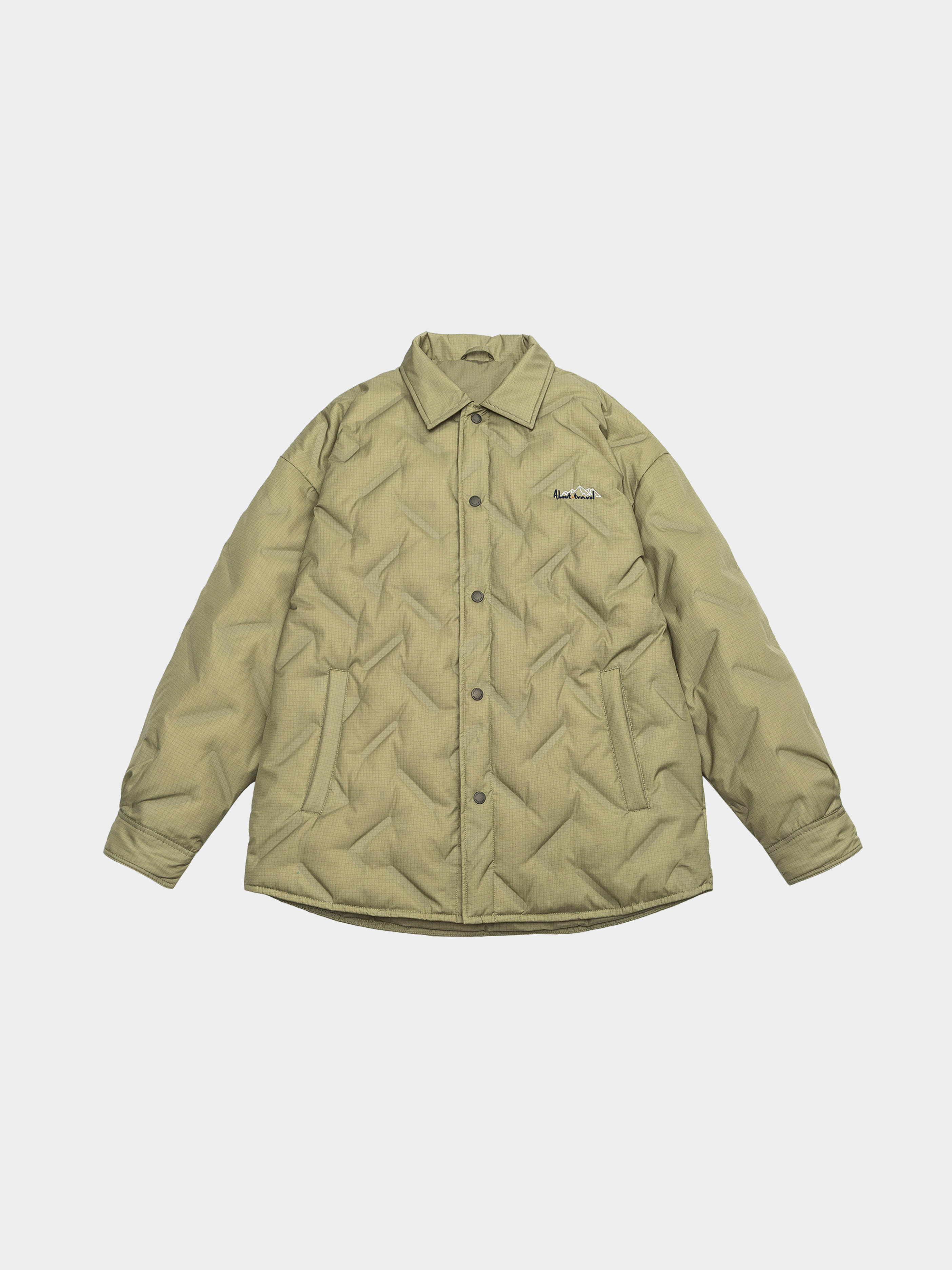 BluffStep - Unisex 90% White Duck Down Checkered Down Jacket