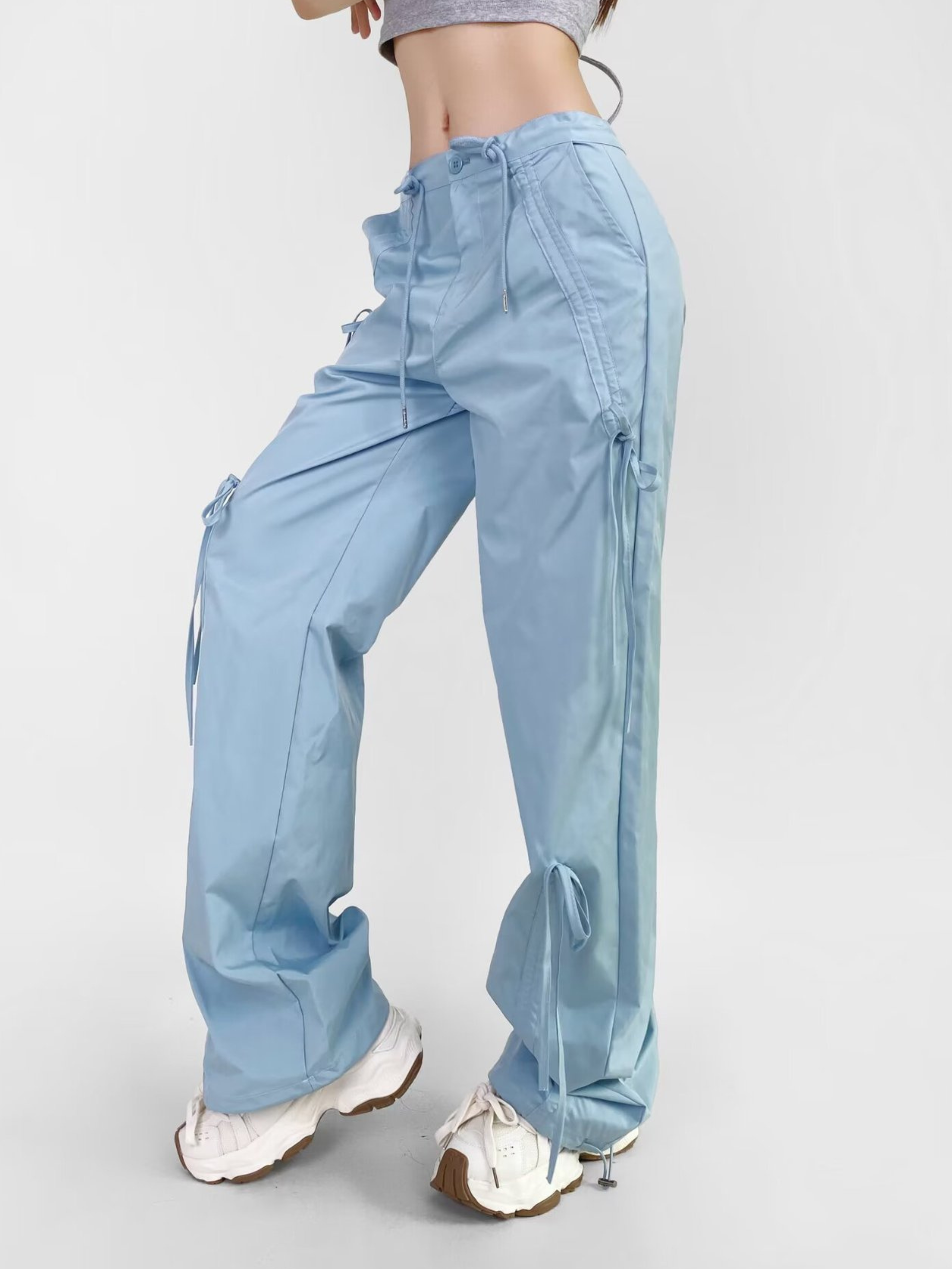WolfBoard - Women's Bow-Tie Drawstring Quick-Dry Cargo Pants