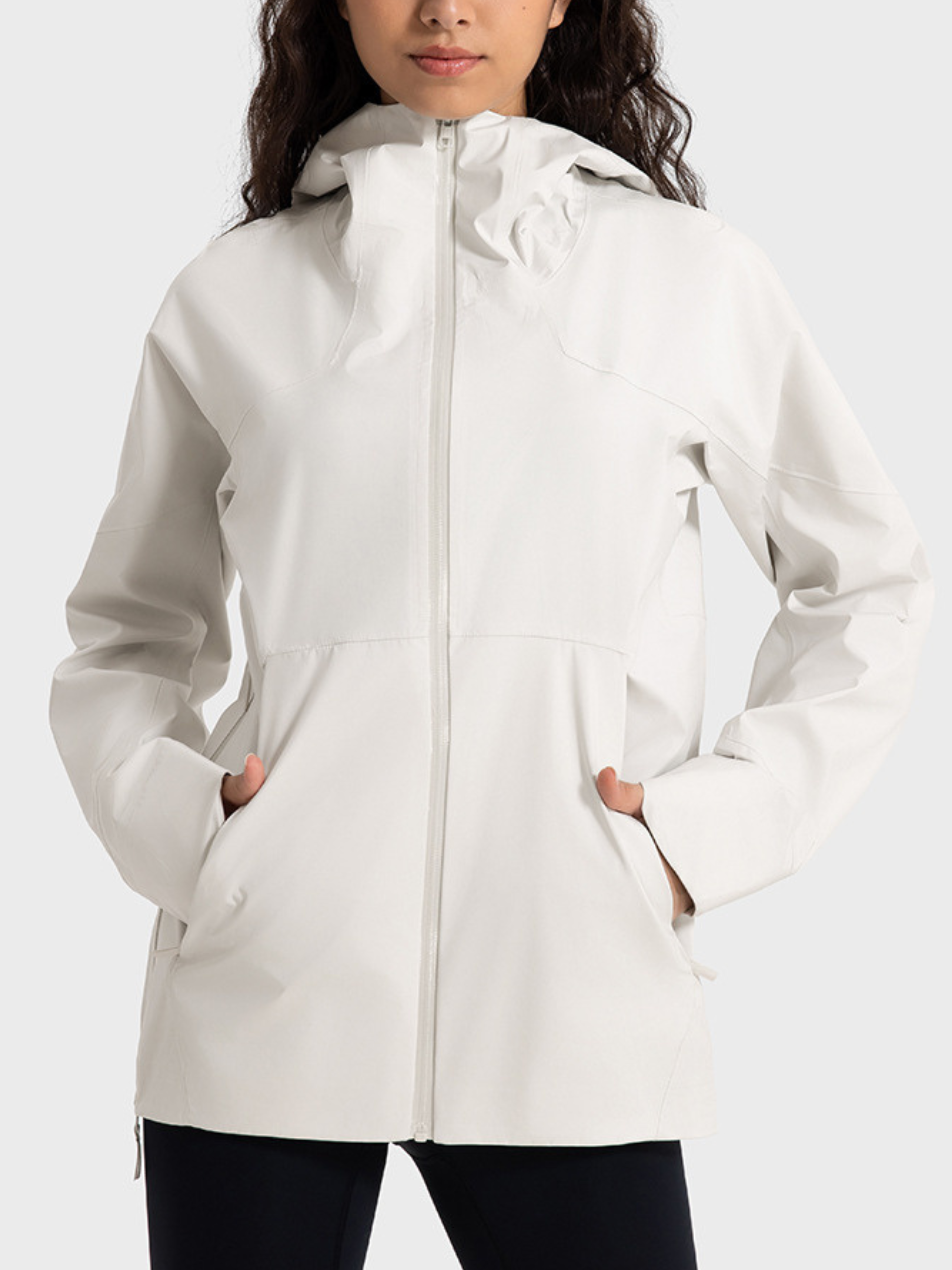 MesaNest - Women's Waterproof Windproof Stain-Resistant Hooded Shell Jacket