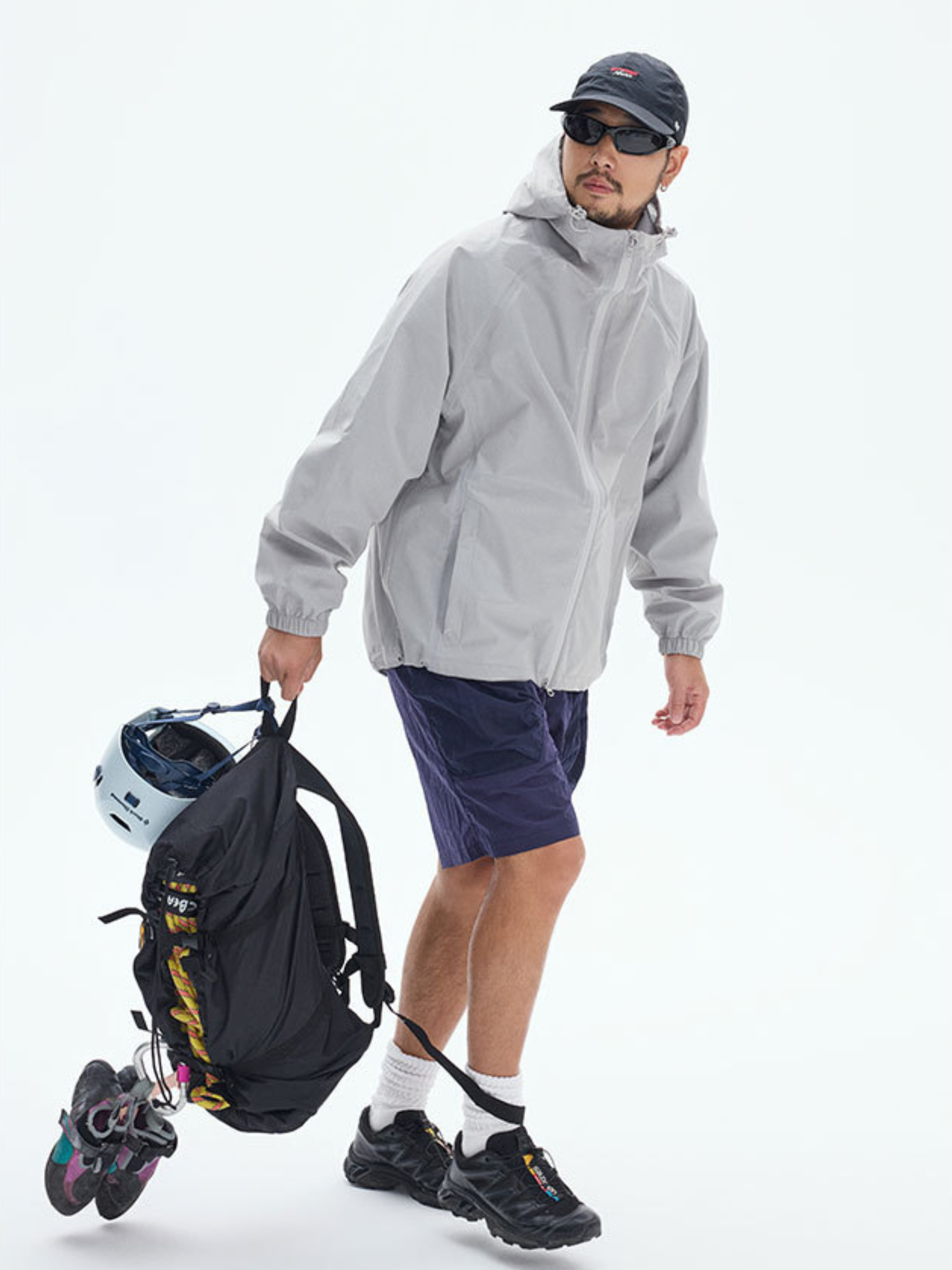 AshMode - Unisex Lightweight 3-Layer Hard Shell Jacket