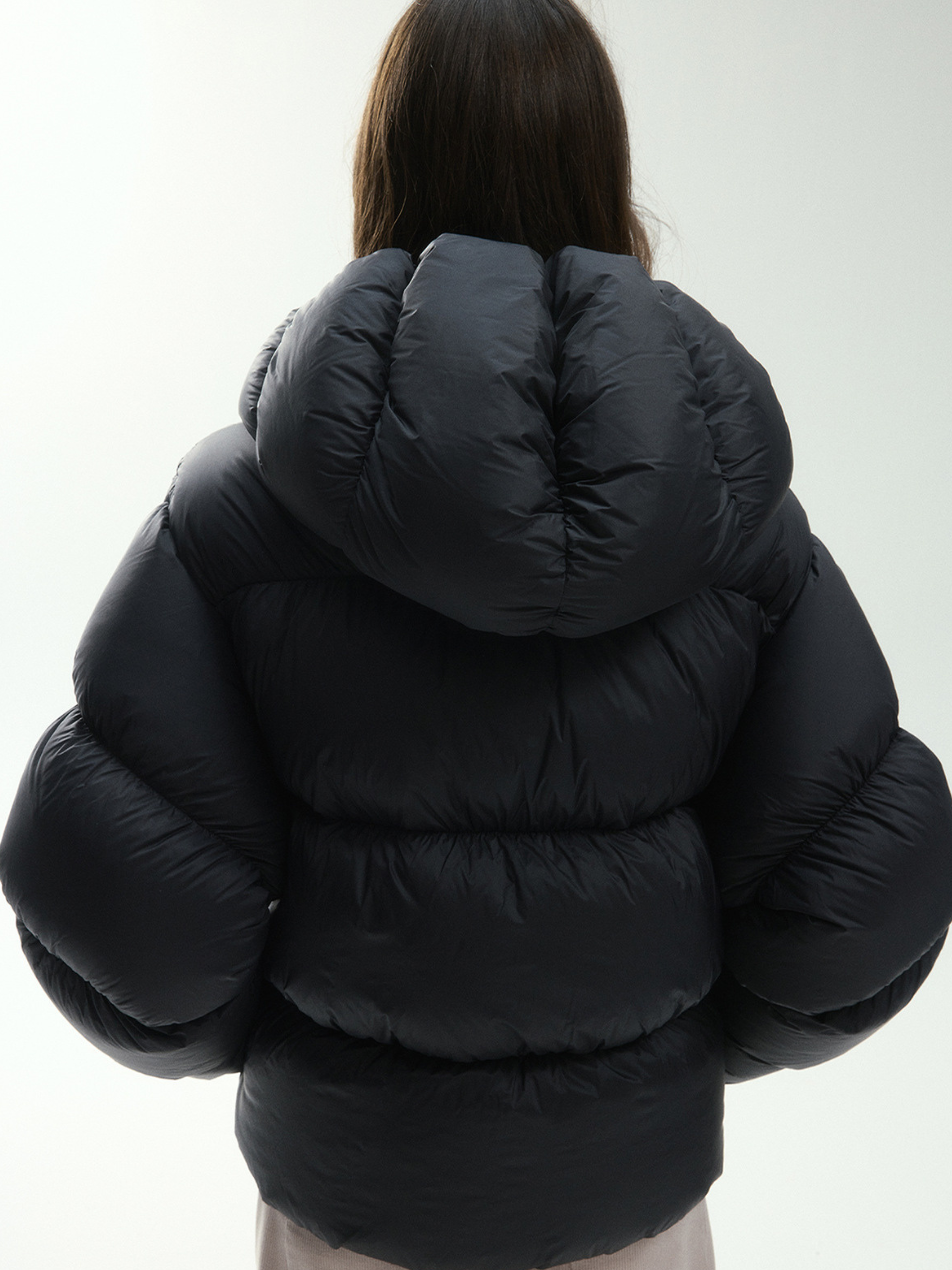 RavenScope - Women’s  90% White Duck Down Puffer Hooded Jacket