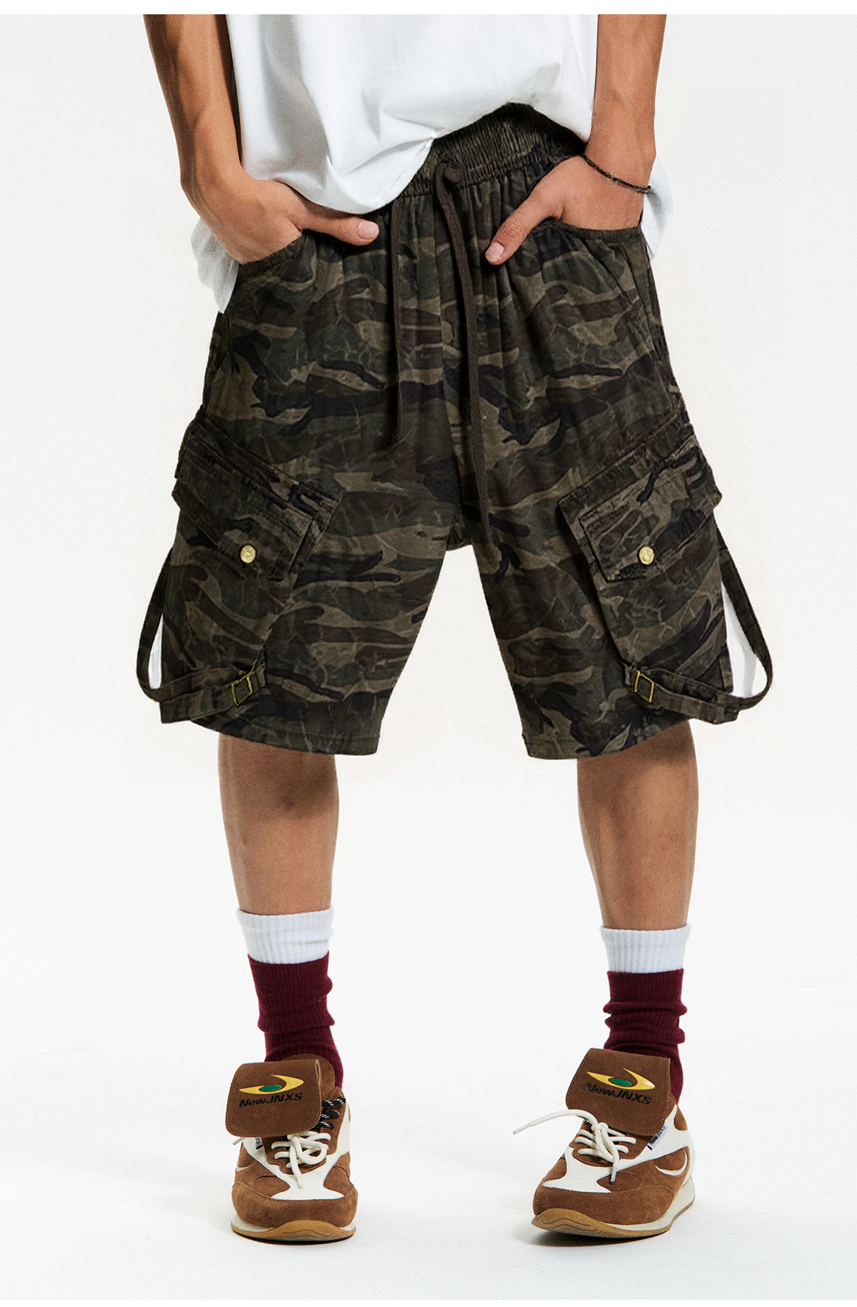 BasePack - Men's Camouflage Cargo Shorts
