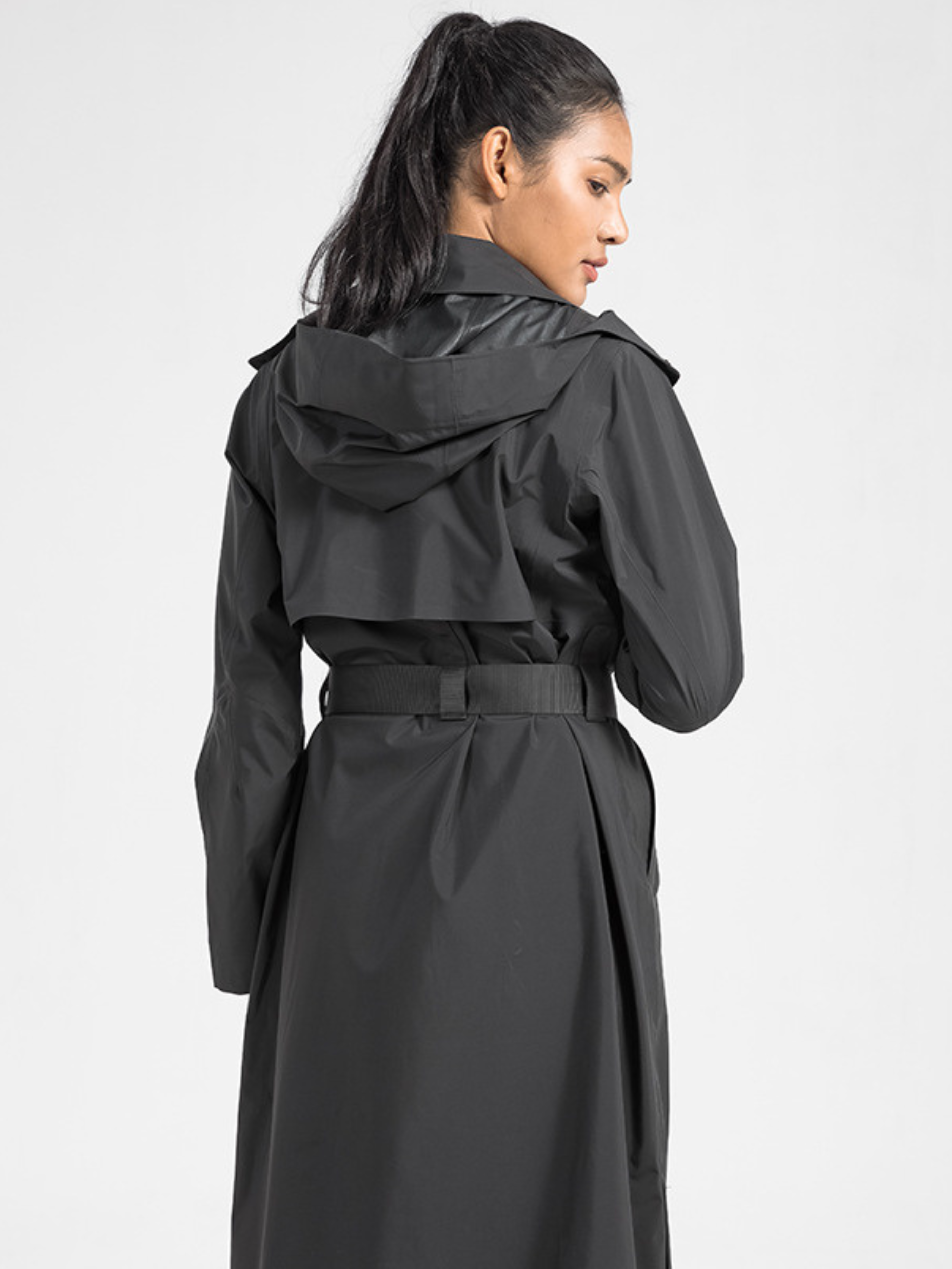 MesaPath - Women's Waterproof Windproof Long Trench Jacket