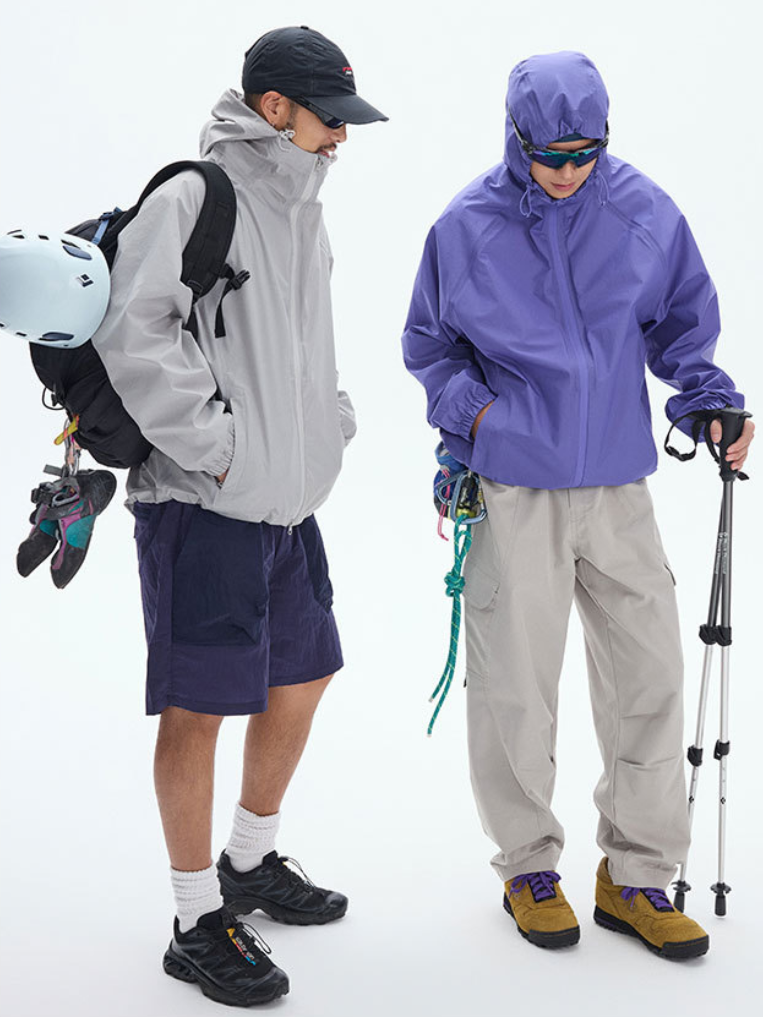 AshMode - Unisex Lightweight 3-Layer Hard Shell Jacket