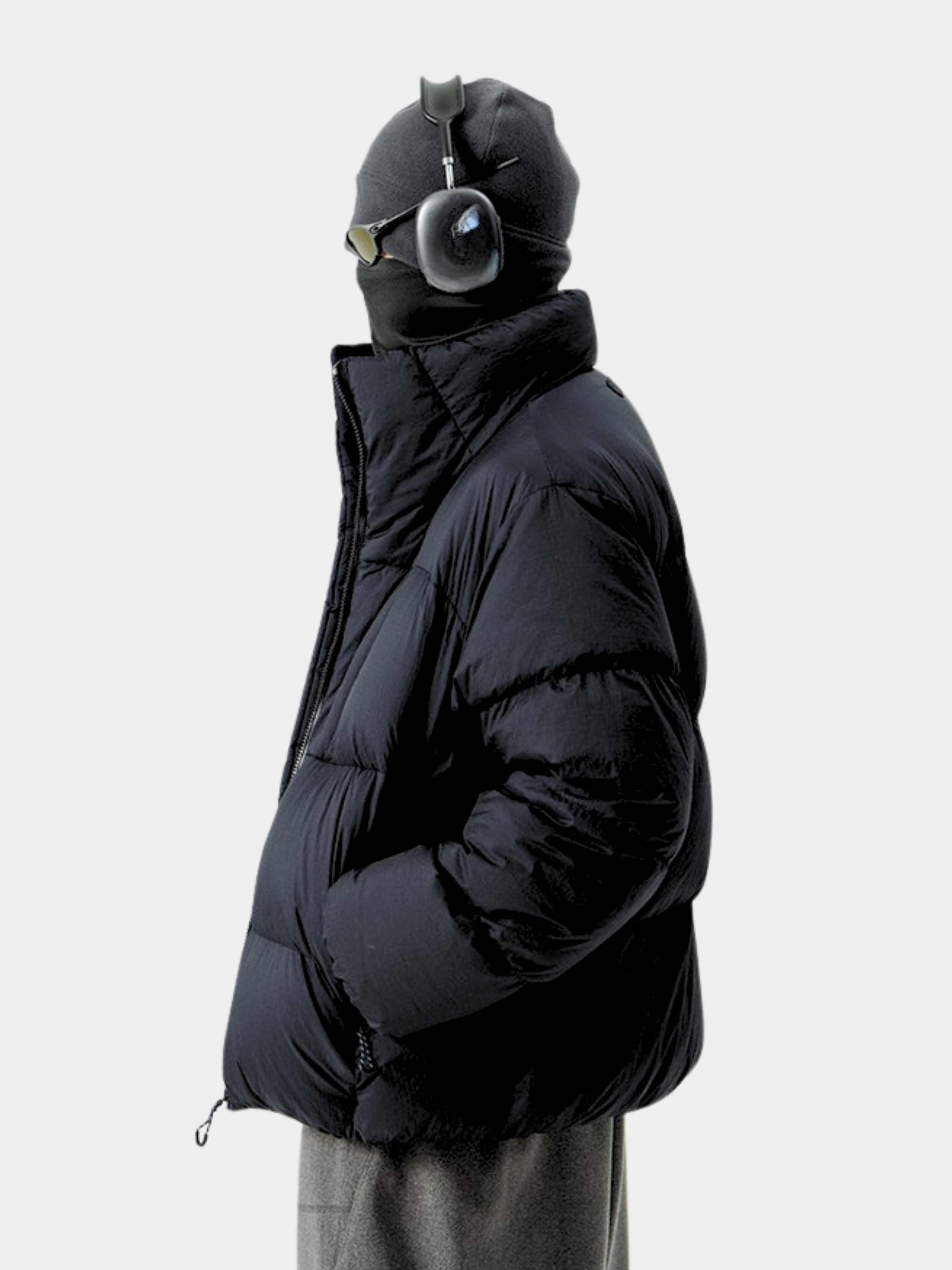 CougarStep - Unisex 95% White Goose Down Triple-Protection Stand Collar Jacket