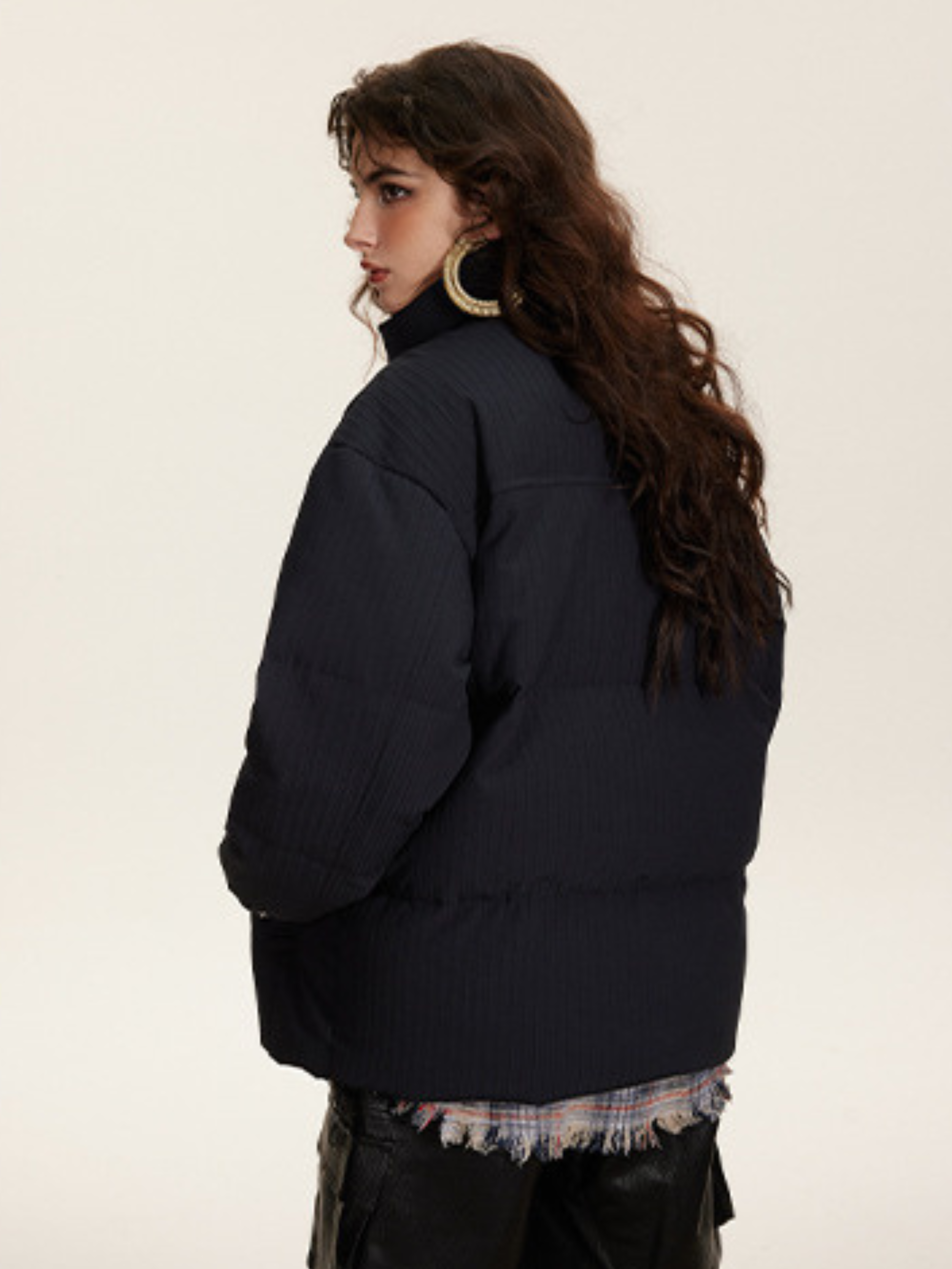 Peakrise - Women‘s Toggle Closure 90% White Duck Down Puffer Jacket