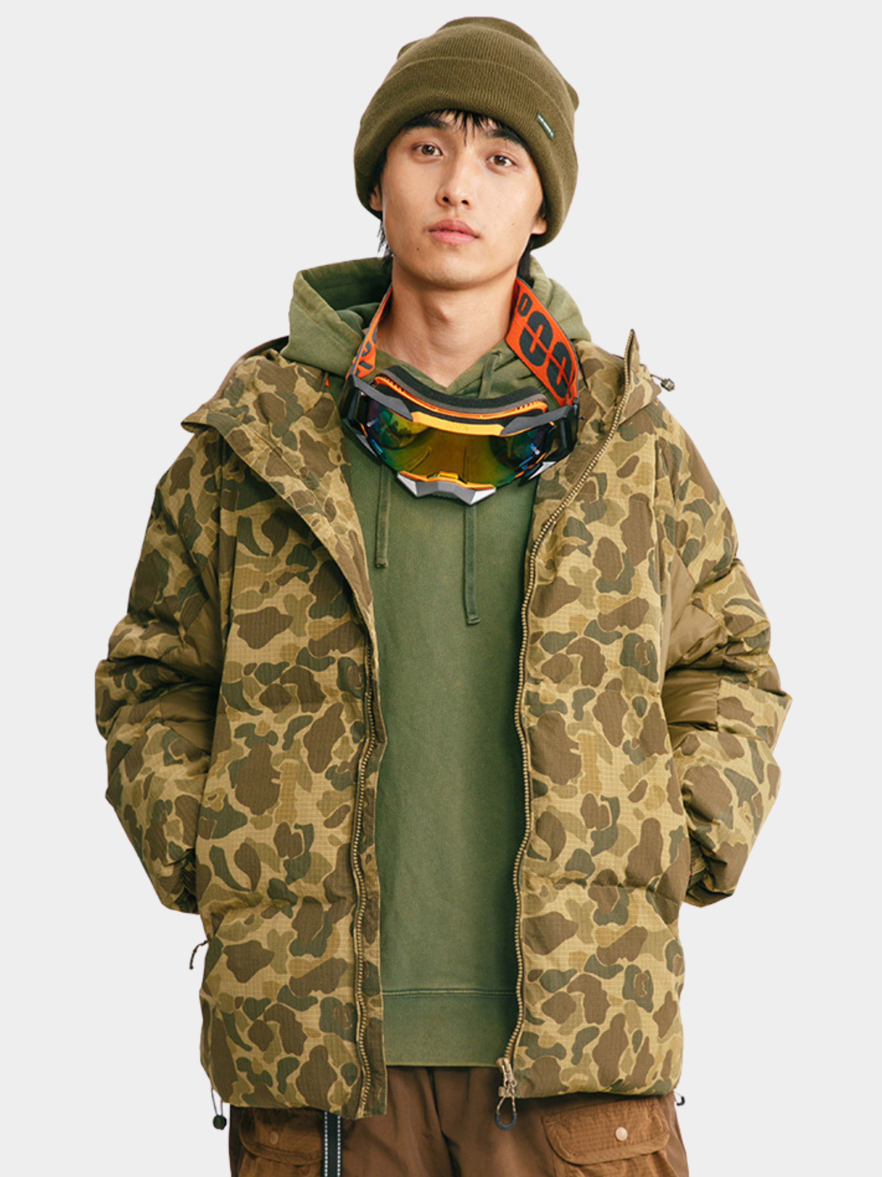 CanyonDeck -  Unisex 90% Duck Down Triple Protection Tactical Camouflage Jacket