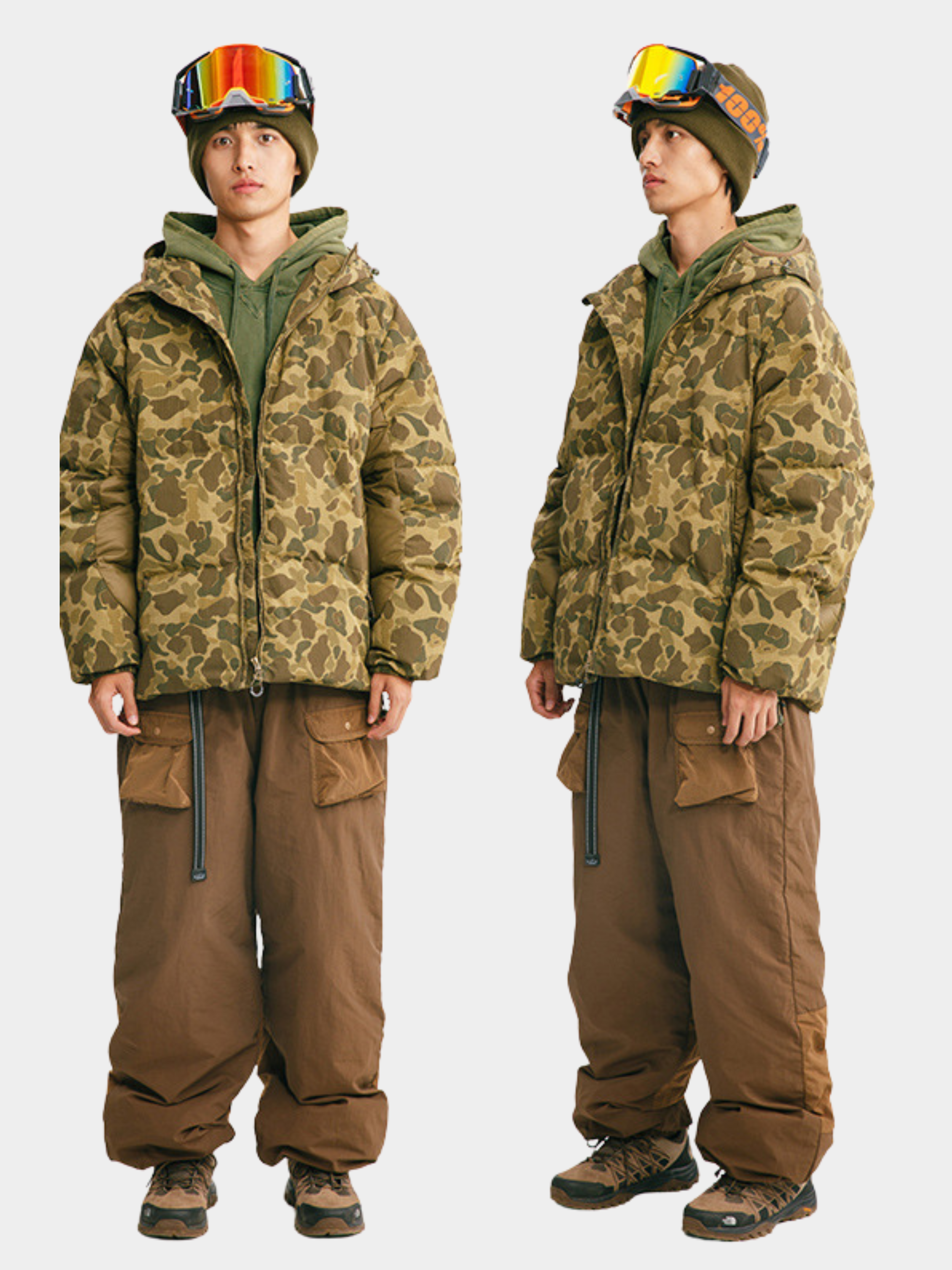 CanyonDeck -  Unisex 90% Duck Down Triple Protection Tactical Camouflage Jacket