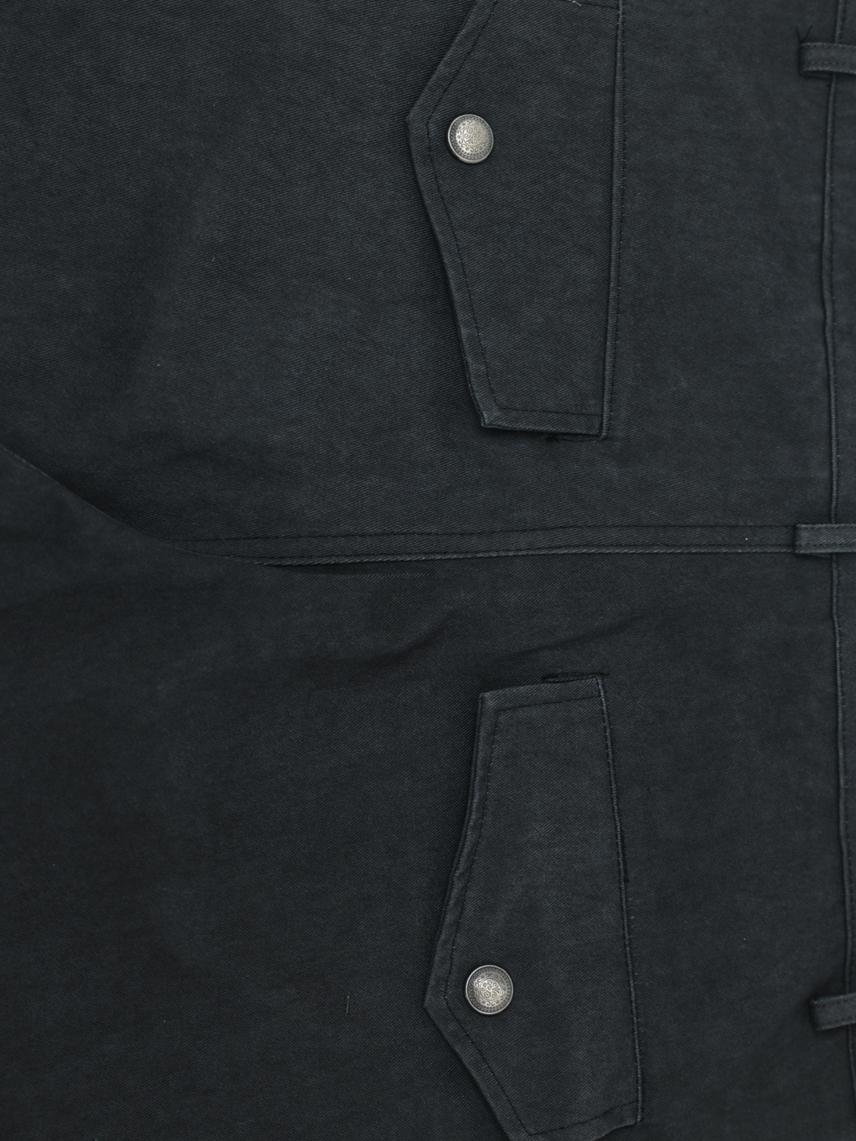 FoxDrop - Unisex Retro Paratrooper-Inspired Wide-Leg Utility Pants