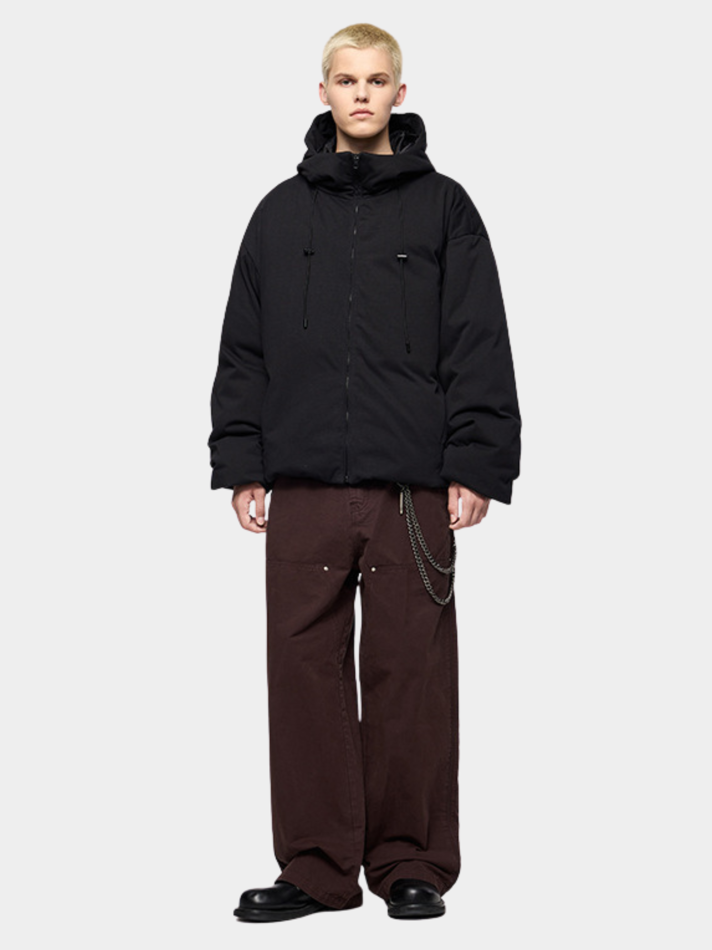 DryCanopy - Unisex 90% Duck Down Knit Fabric Hoodie Jacket