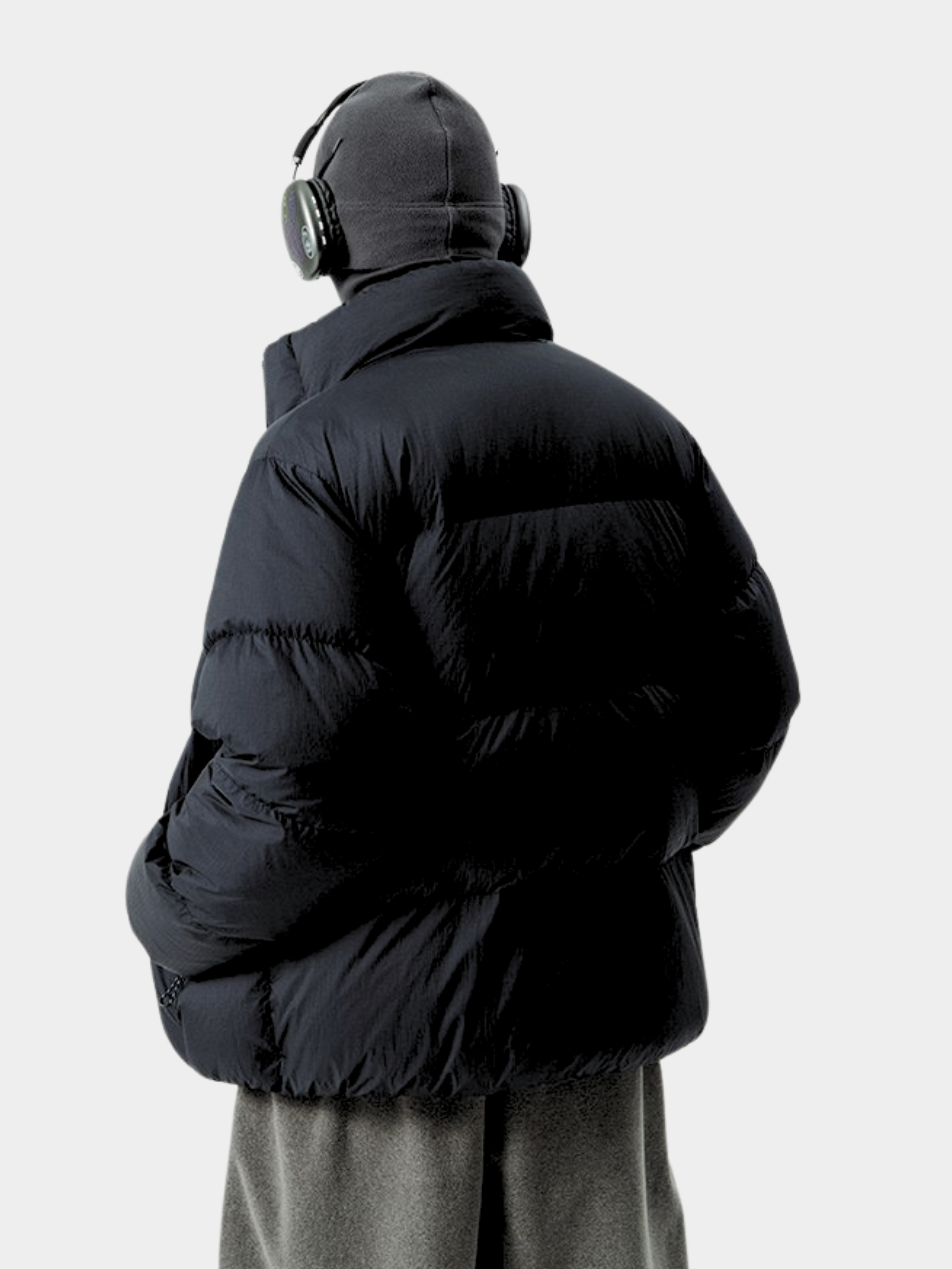 CougarStep - Unisex 95% White Goose Down Triple-Protection Stand Collar Jacket