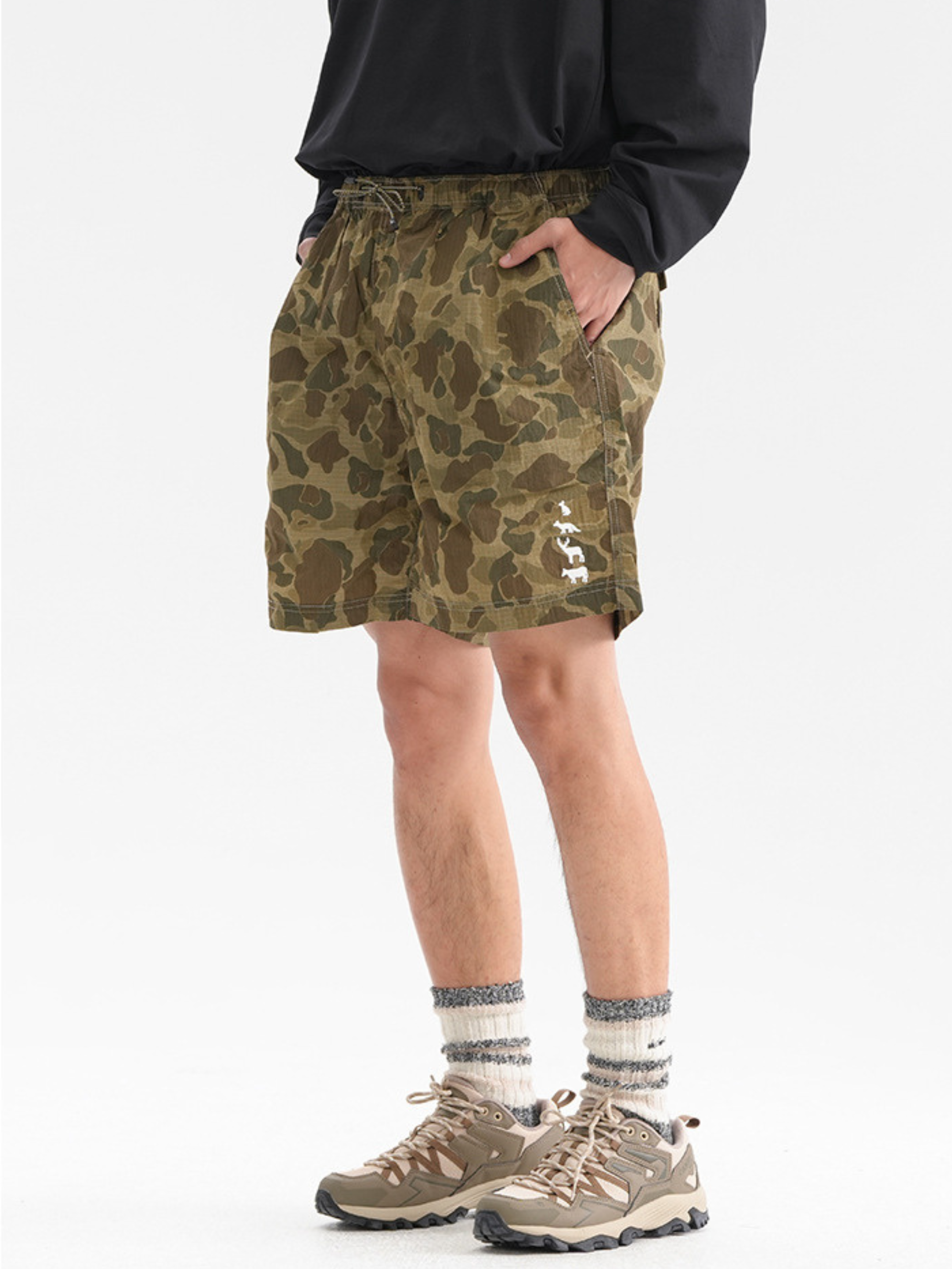 BaseBox - Men's Waterproof Breathable Camouflage Shorts