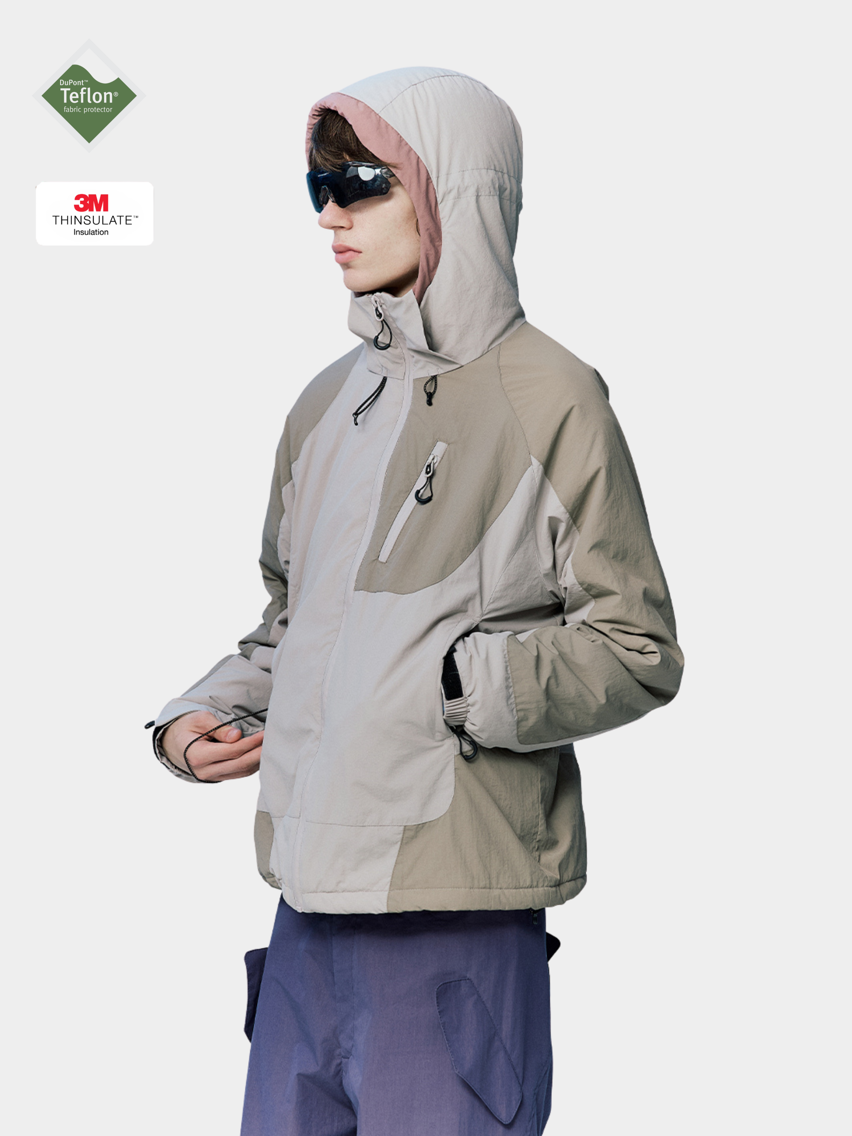 AshLife - Unisex Teflon Waterproof Windproof Insulated Jacket