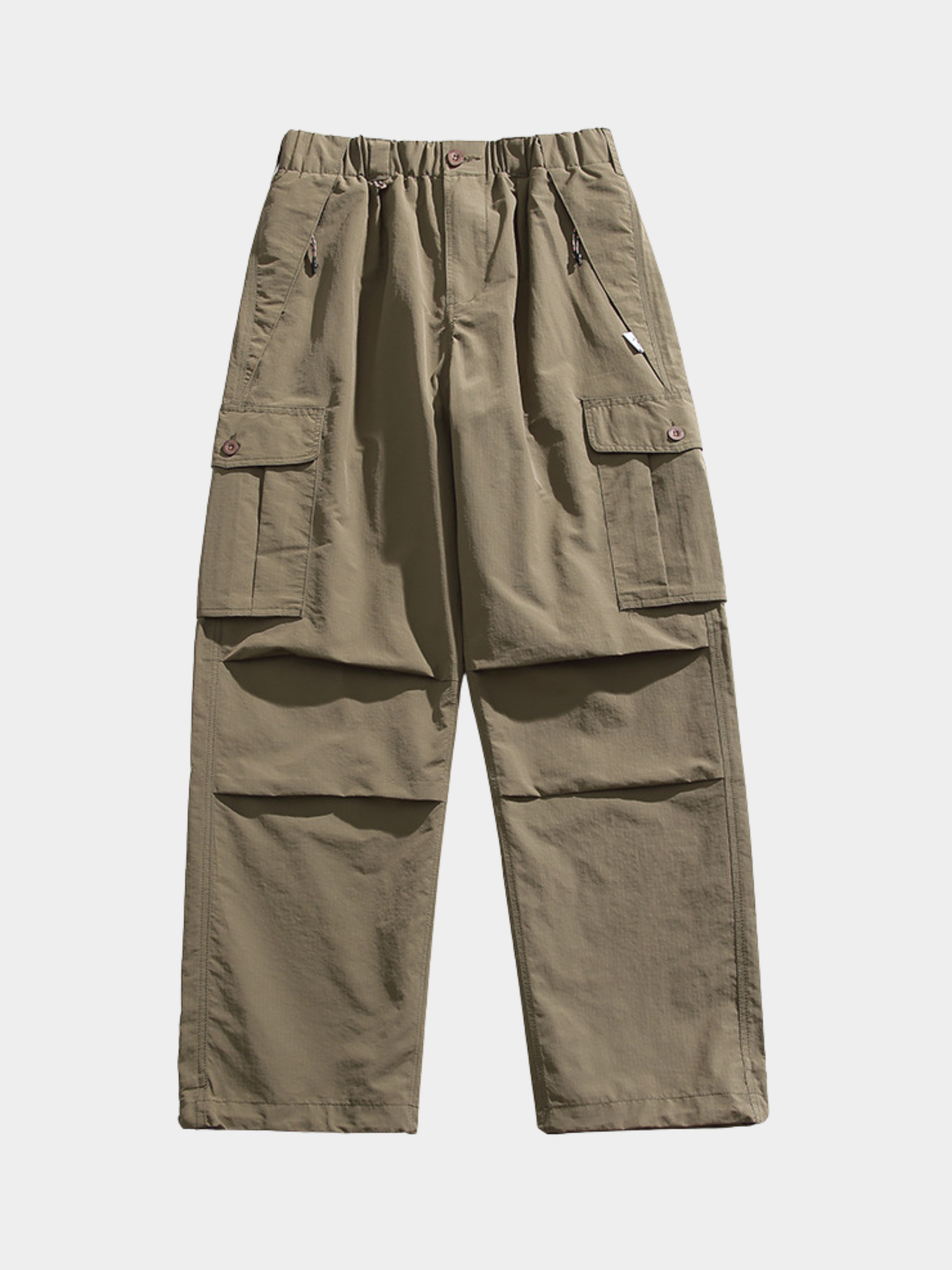 FoxPort - Unisex Loose Fit Fleece-Lined Paratrooper Pants