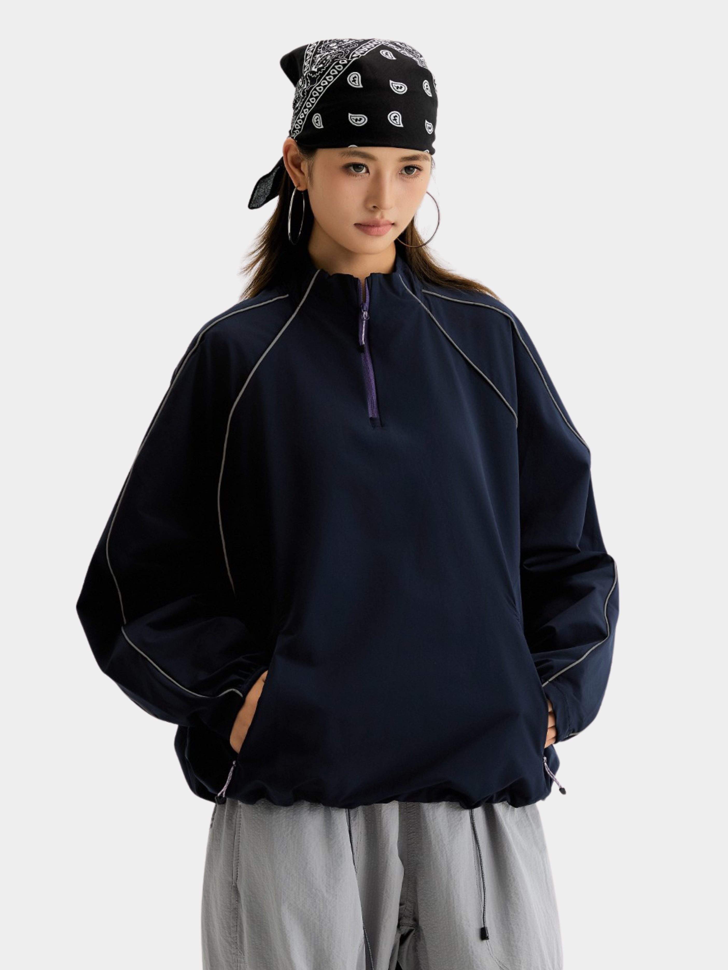 EchoScope - Unisex Windproof & Quick-Dry Pullover Flight Jacket