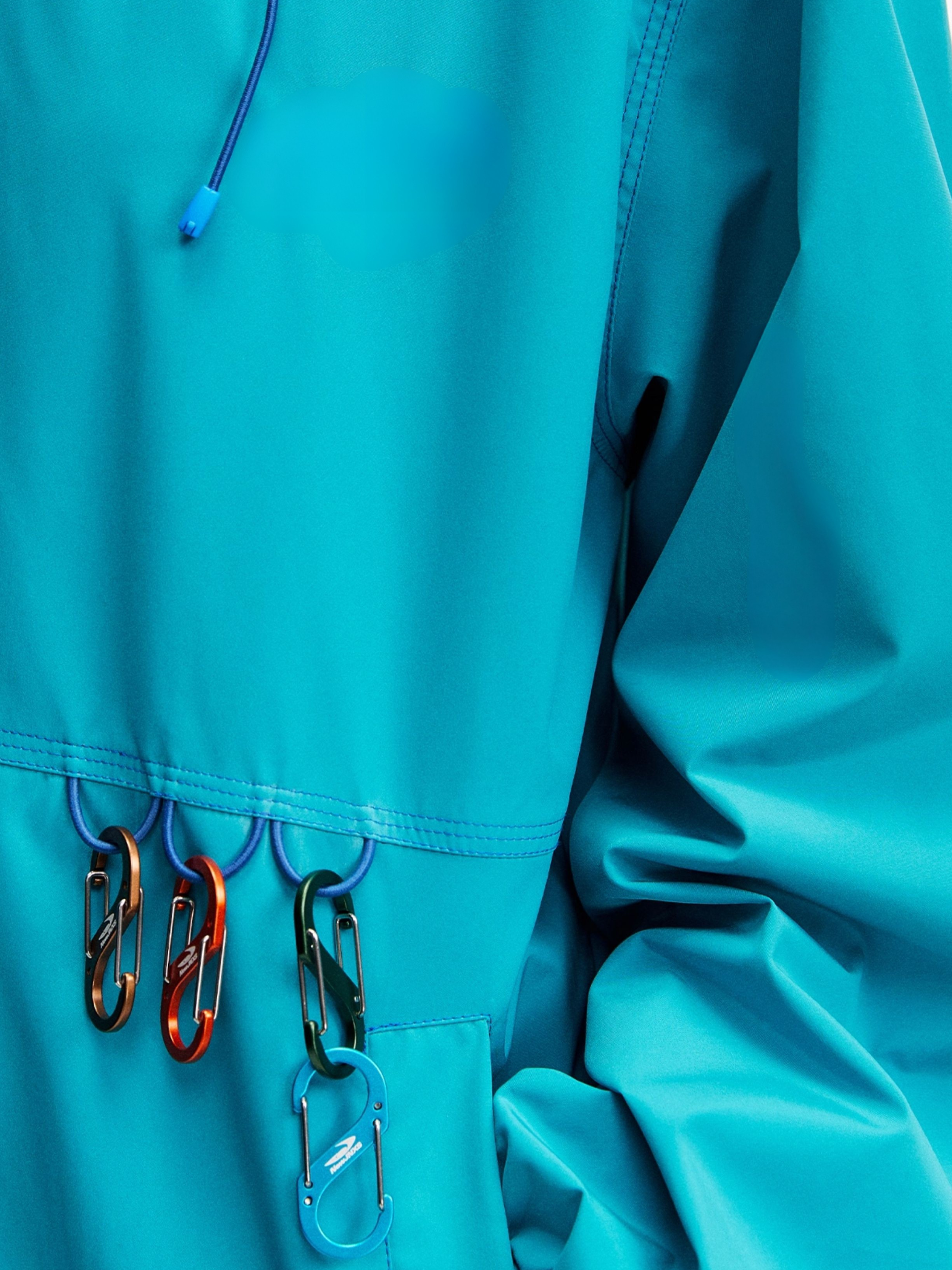 EchoDeck - Unisex Teflon® Triple-Defense Colorblock Drawstring Jacket