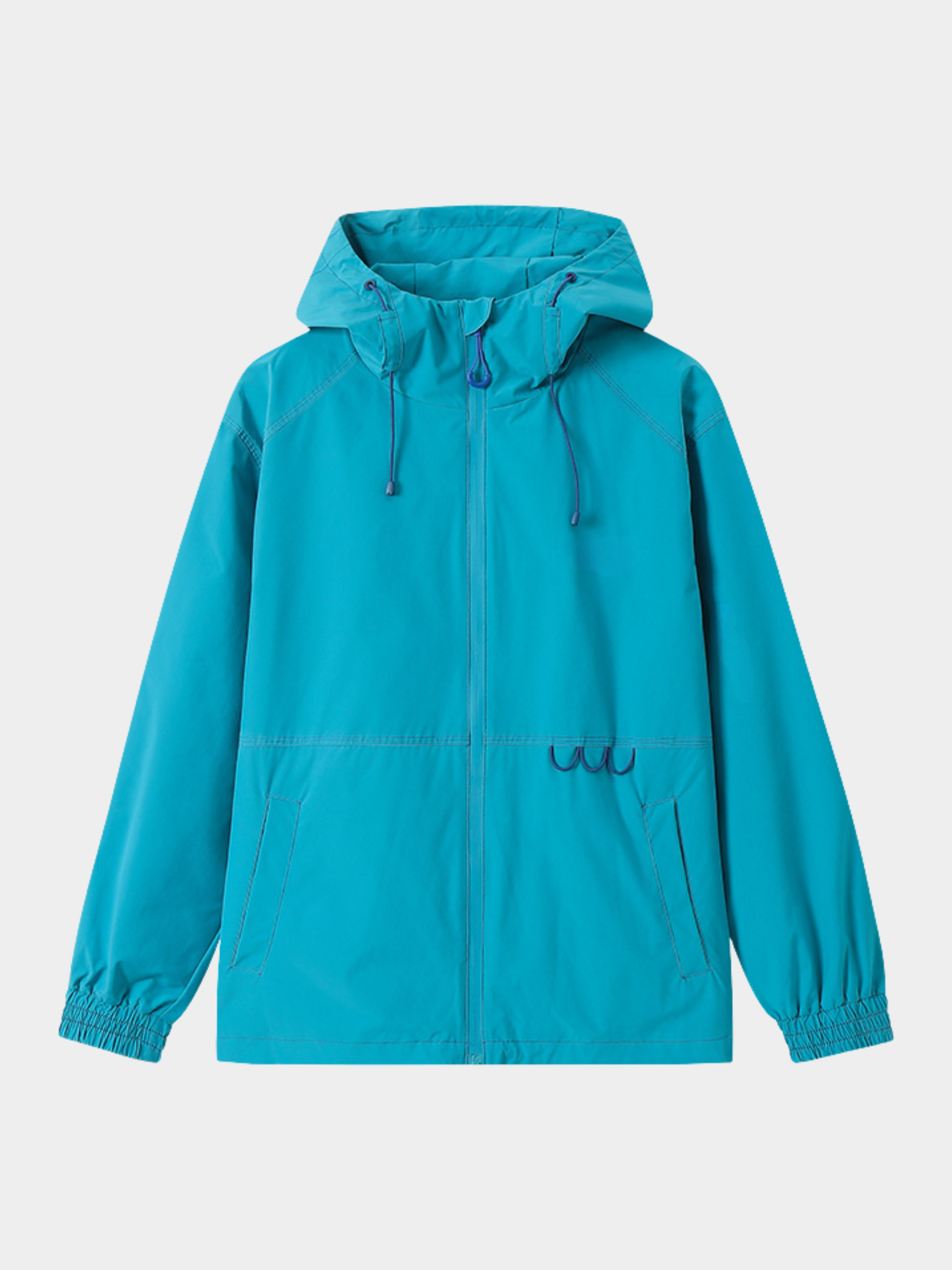 EchoDeck - Unisex Teflon® Triple-Defense Colorblock Drawstring Jacket