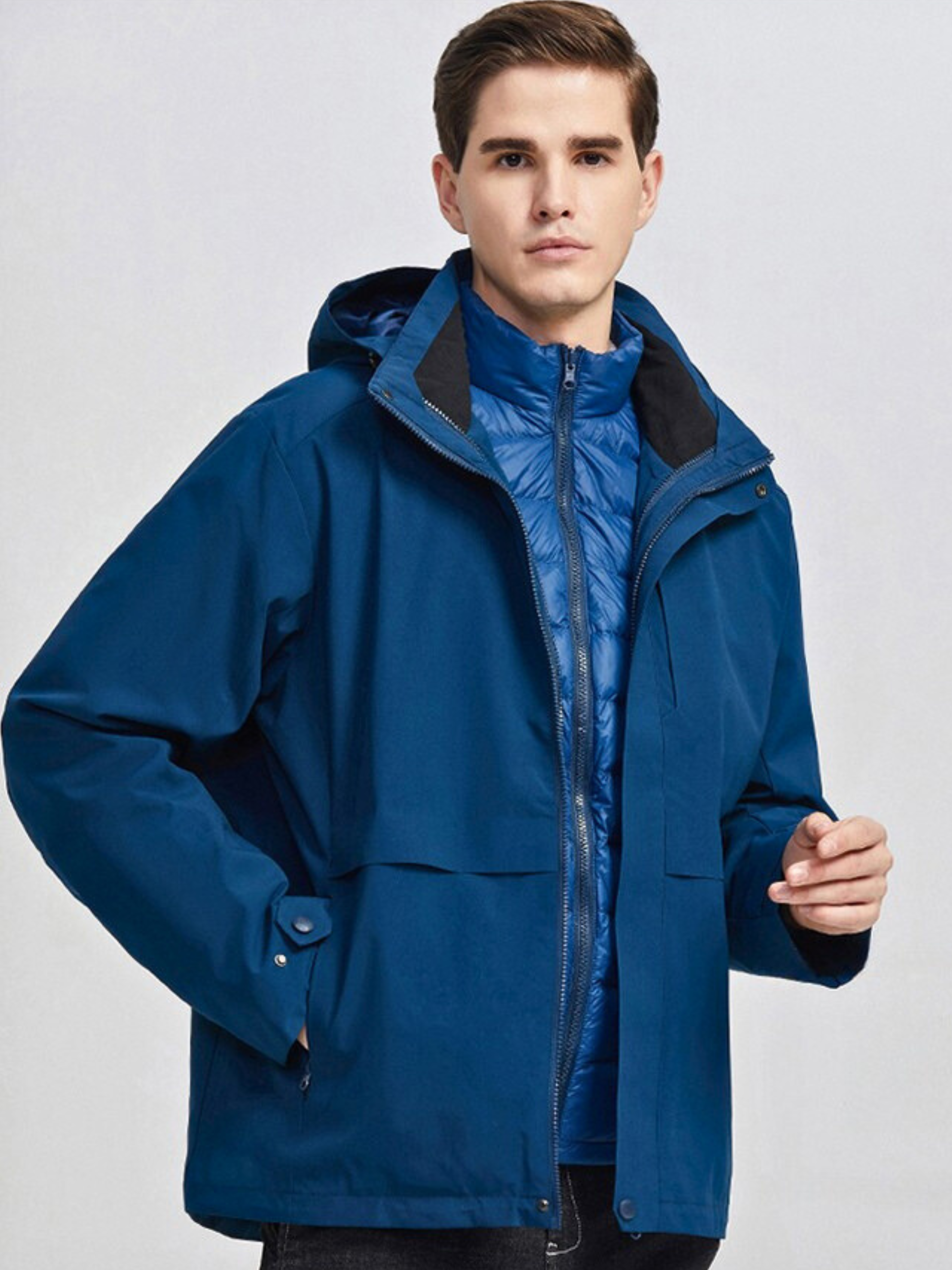 CanyonTop - Men's 3-in-1 Detachable Down Liner Hiking Jacket