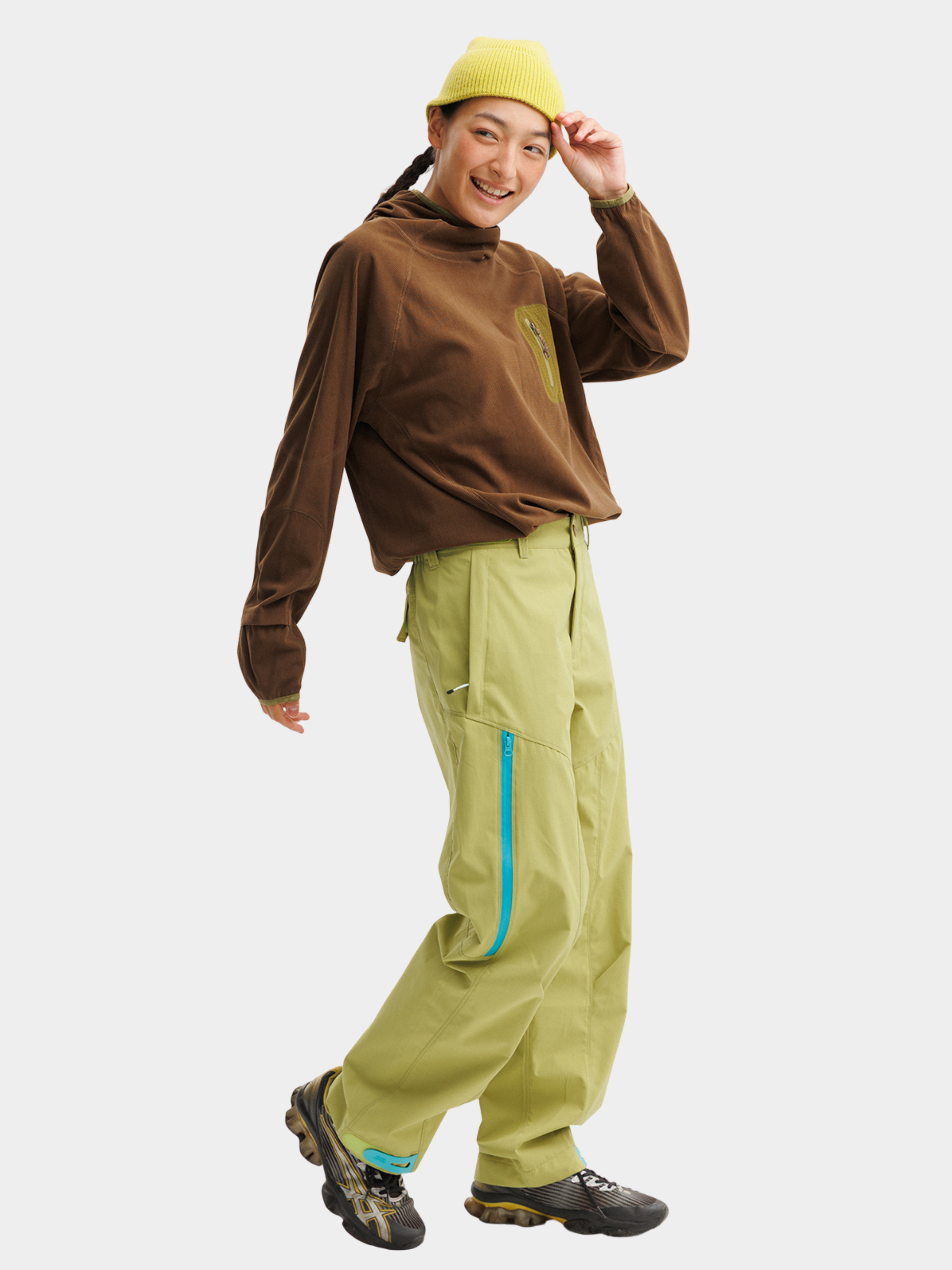 Crag - Moisture-Wicking High Neck Hoodie Base Layer