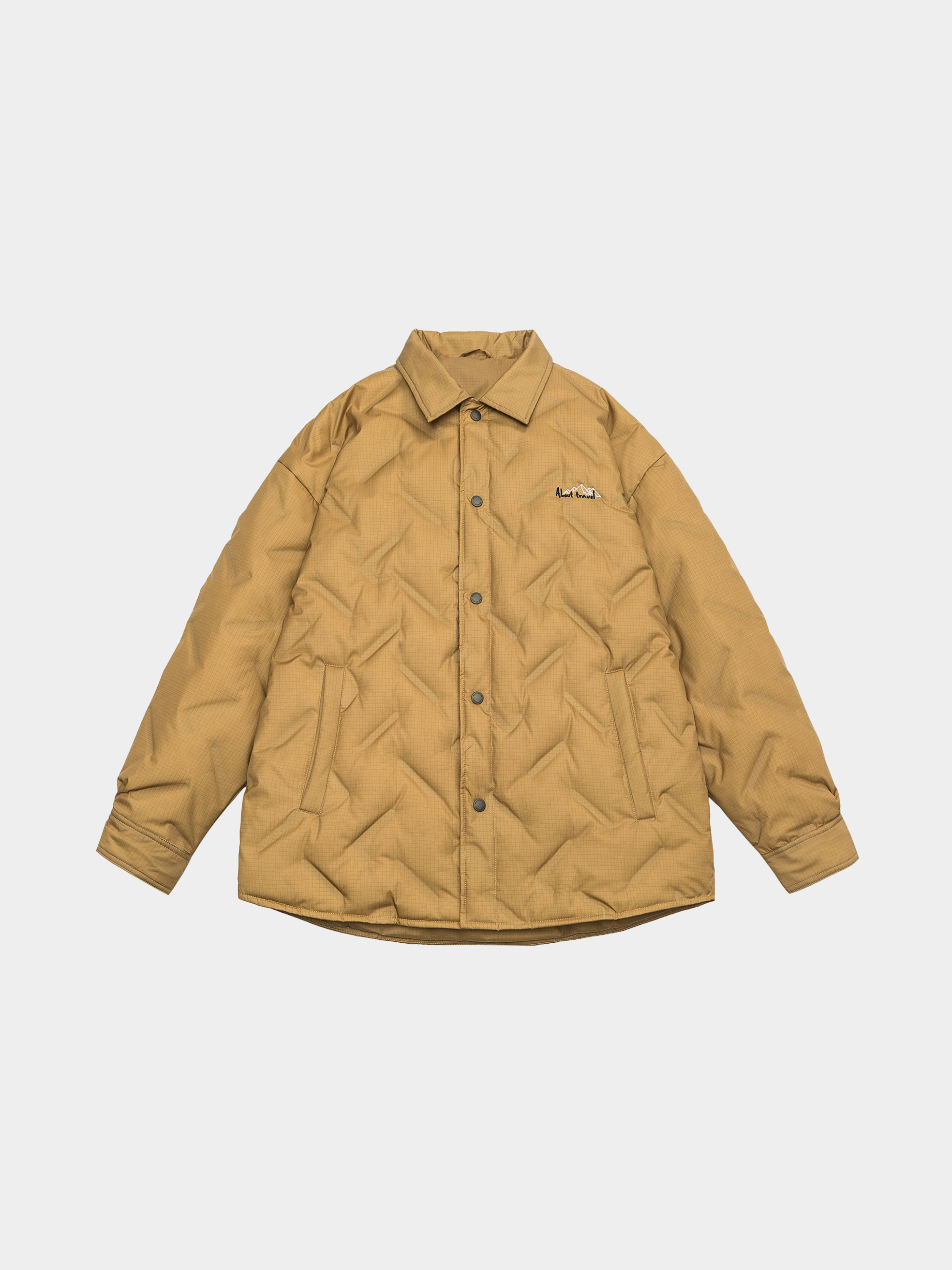 BluffStep - Unisex 90% White Duck Down Checkered Down Jacket