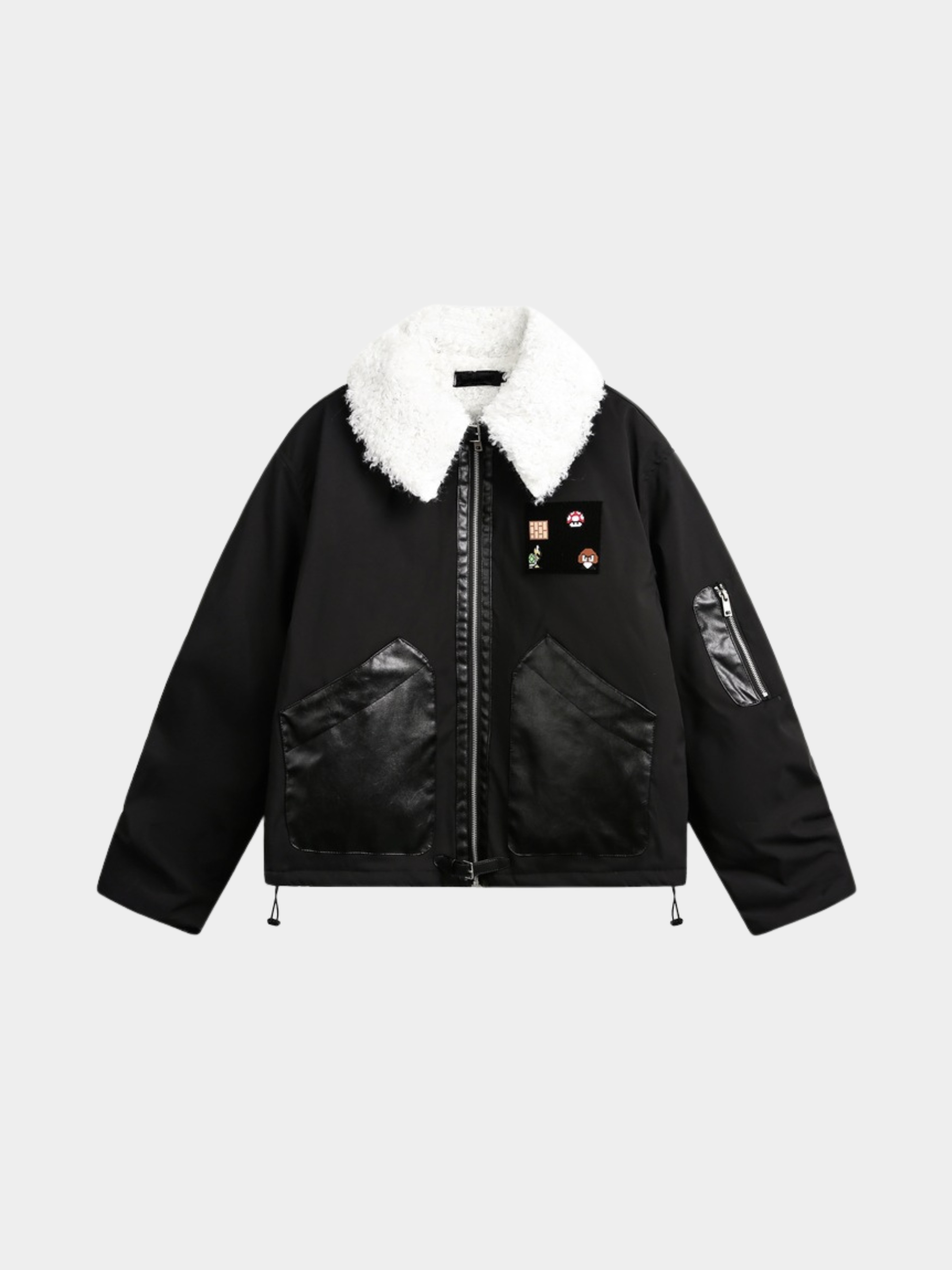BluffView - Women's Vintage Sherpa Collar Fleece Jacket