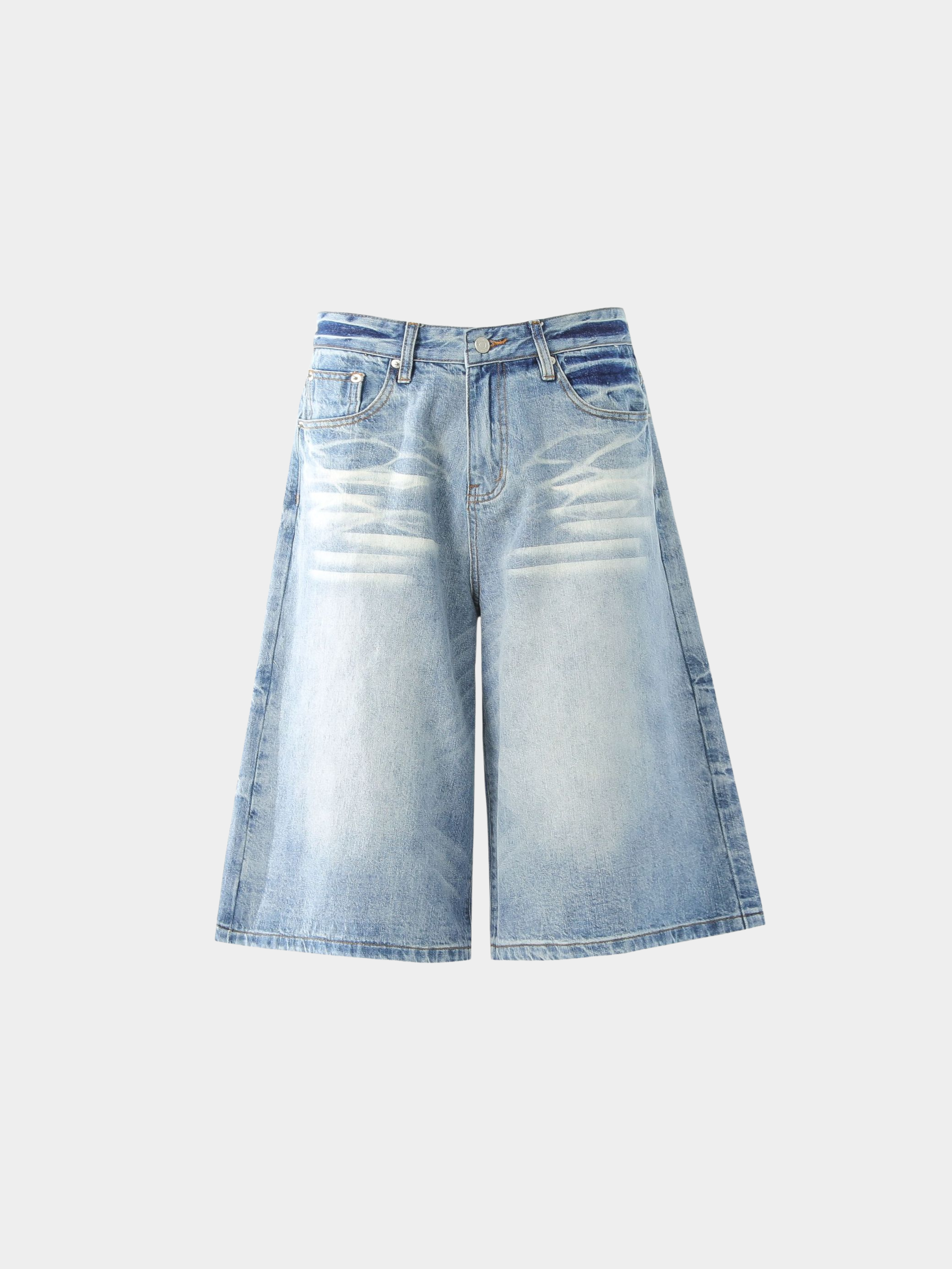 BaseWrap - Men's Straight-Leg Denim Shorts