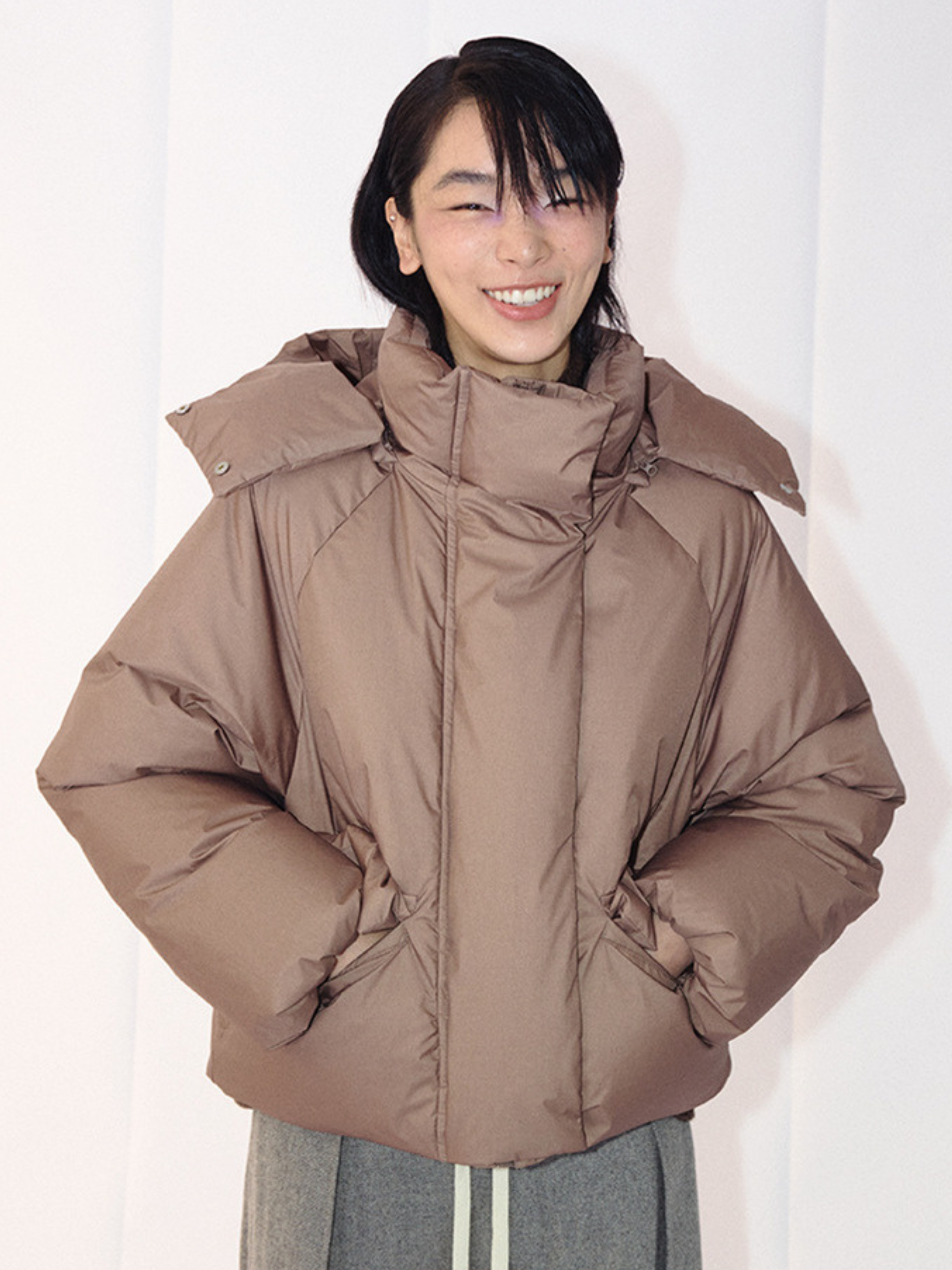 RavenTop - Women’s Detachable Hooded Short Puffer Jacket