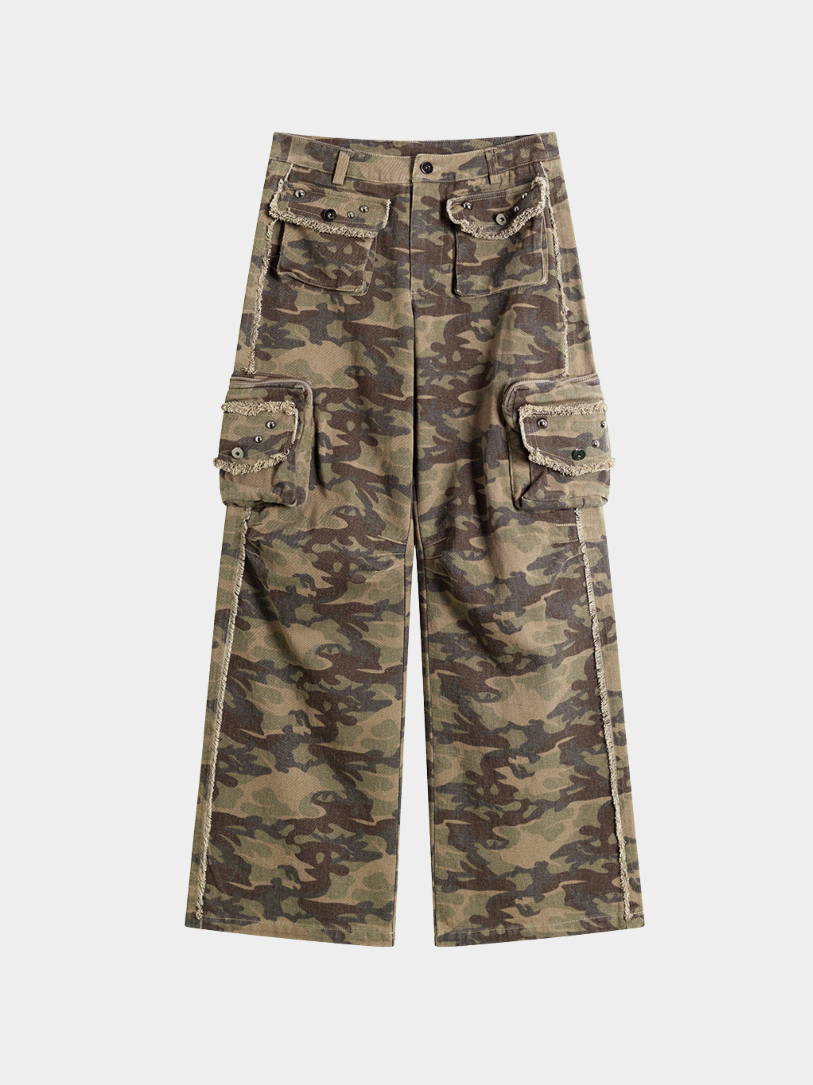 GlideBag - Men's Camo Flare Denim Pants