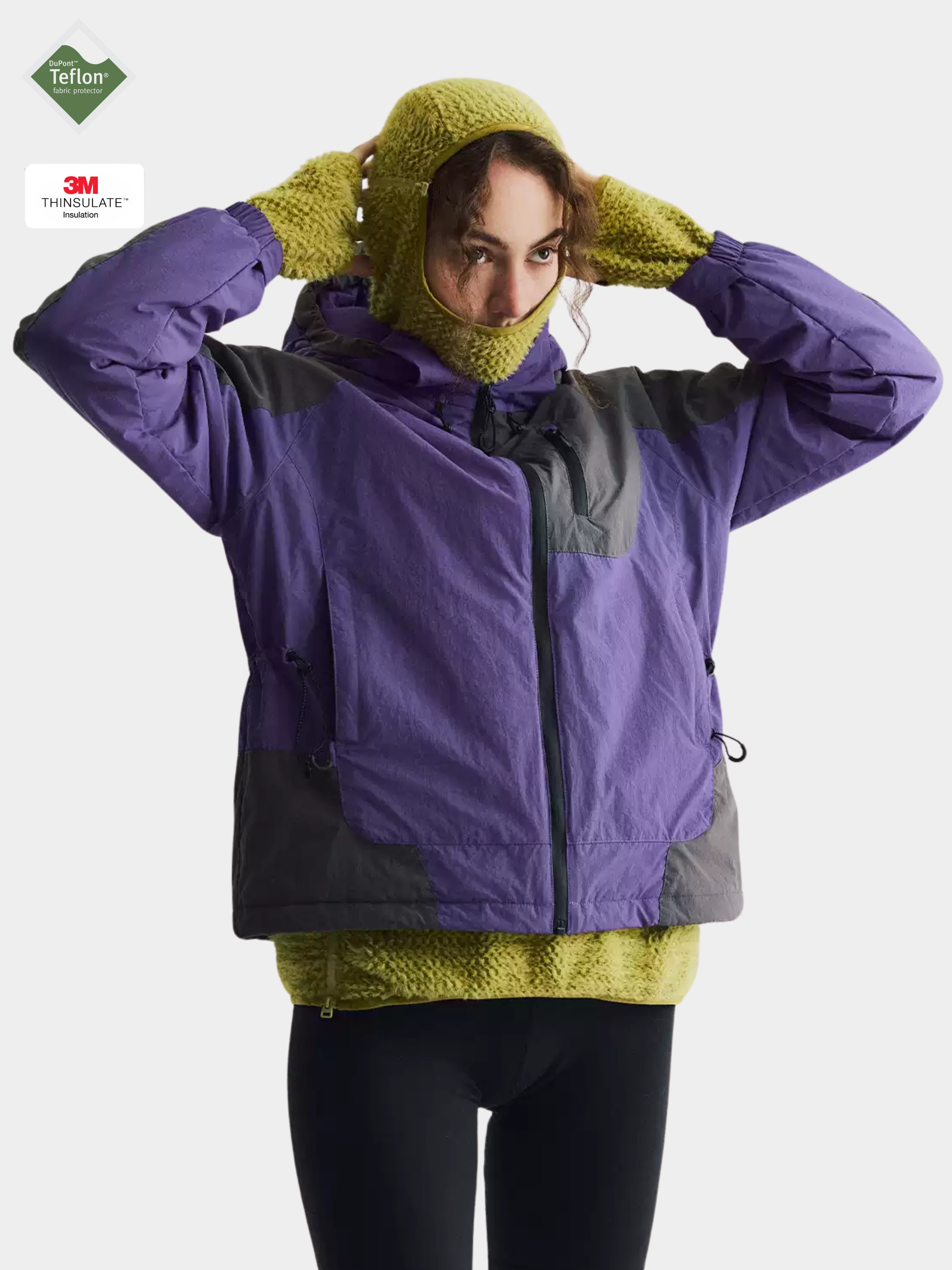 AshLife - Unisex Teflon Waterproof Windproof Insulated Jacket