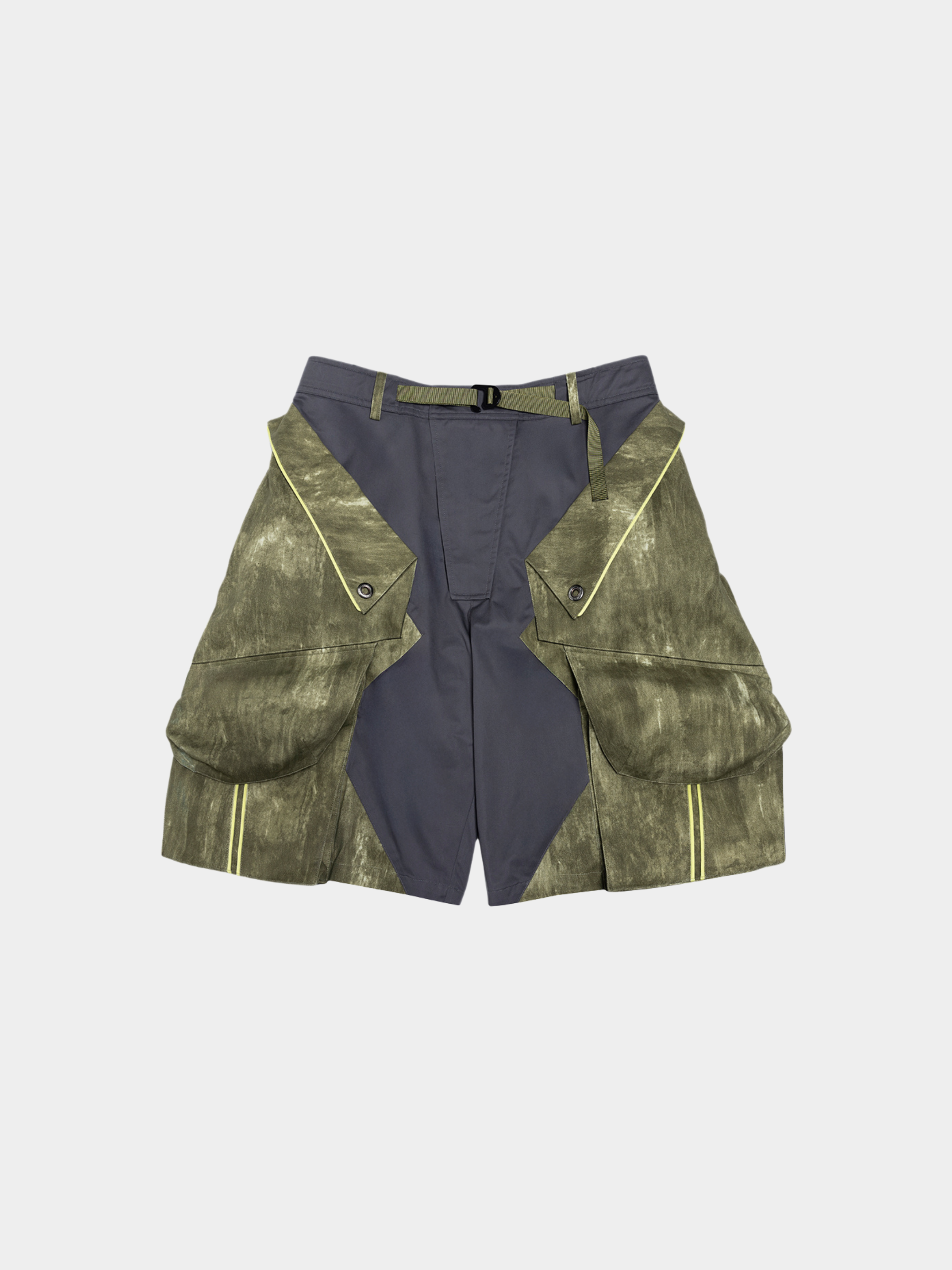 BlazeGlove - Men's Cyberpunk Loose Patchwork Multi-Pocket Shorts