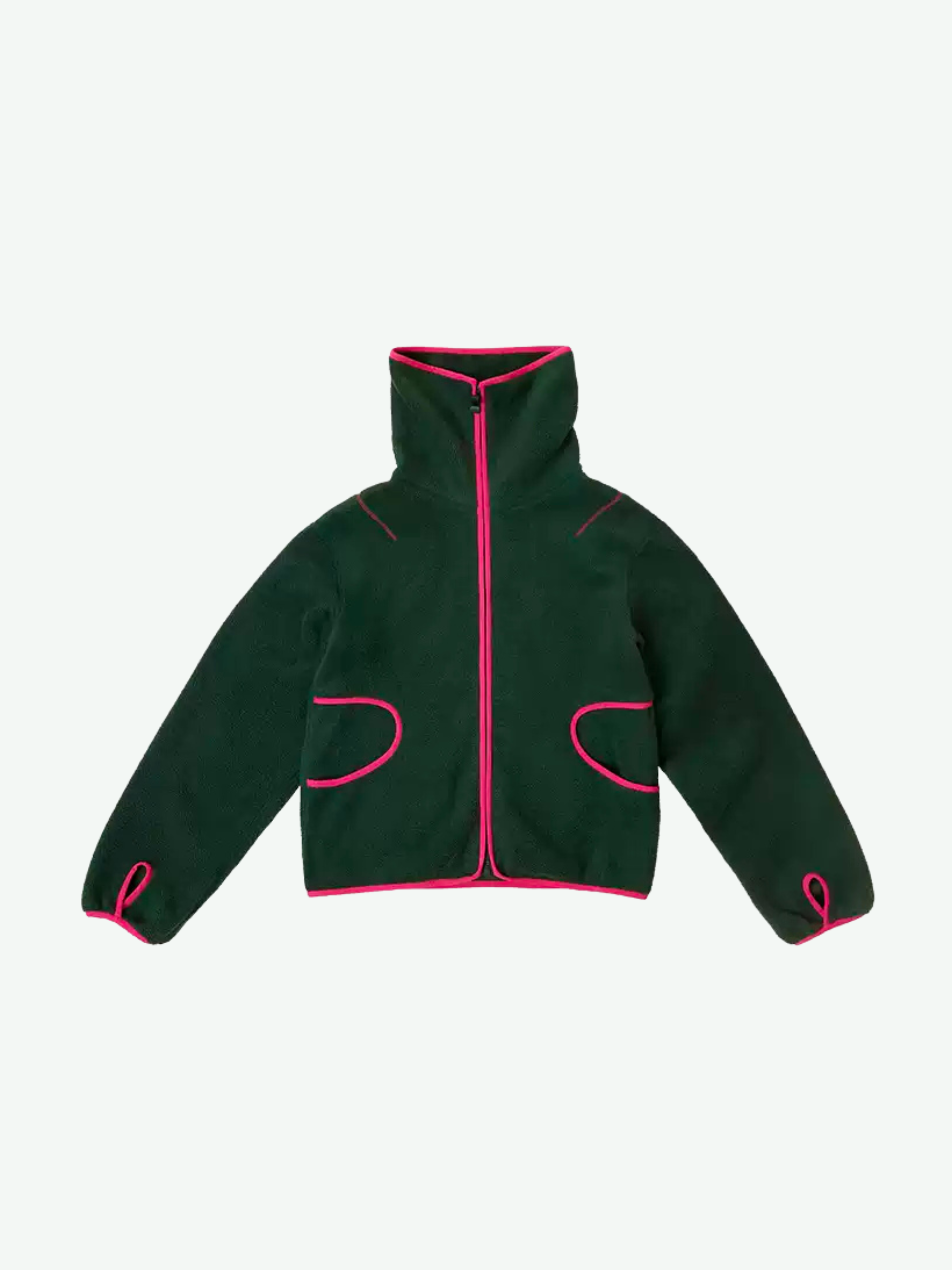 Backpack - Women's High-Collar Fleece Jacket