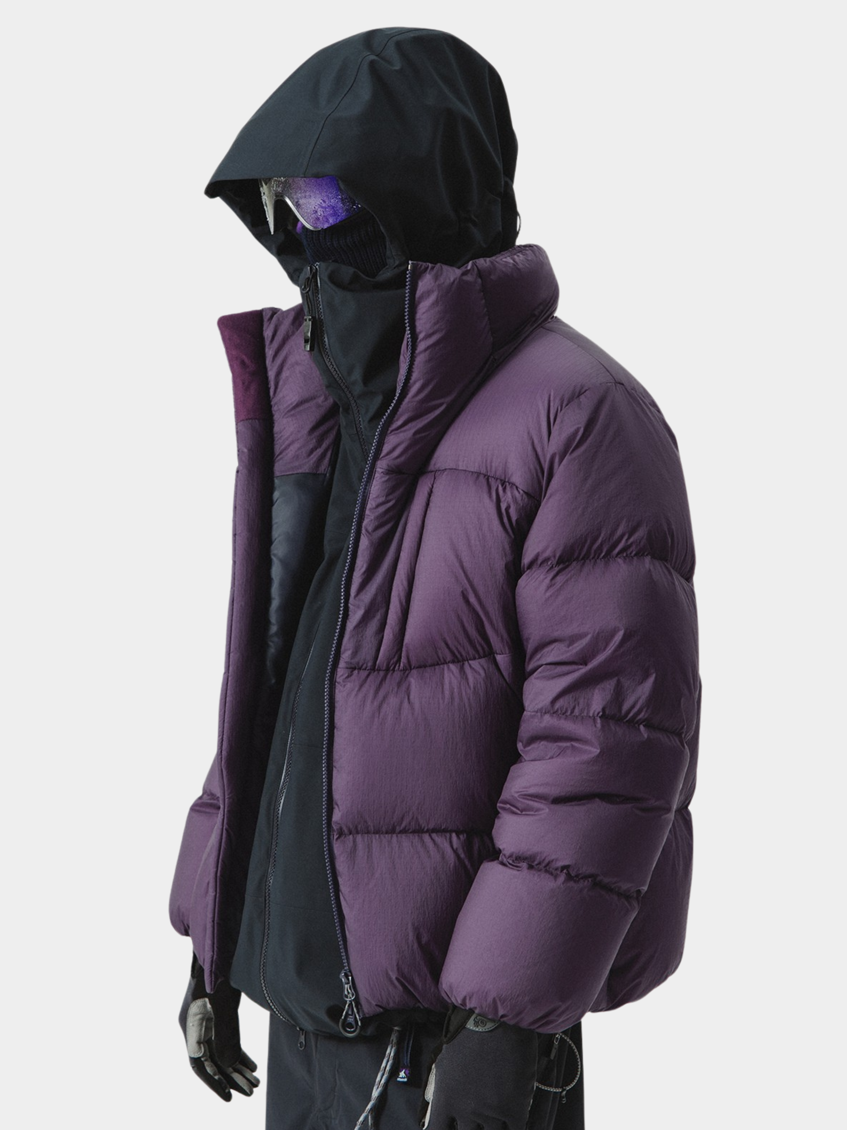 CougarStep - 95% White Goose Down Triple-Protection Stand Collar Jacket