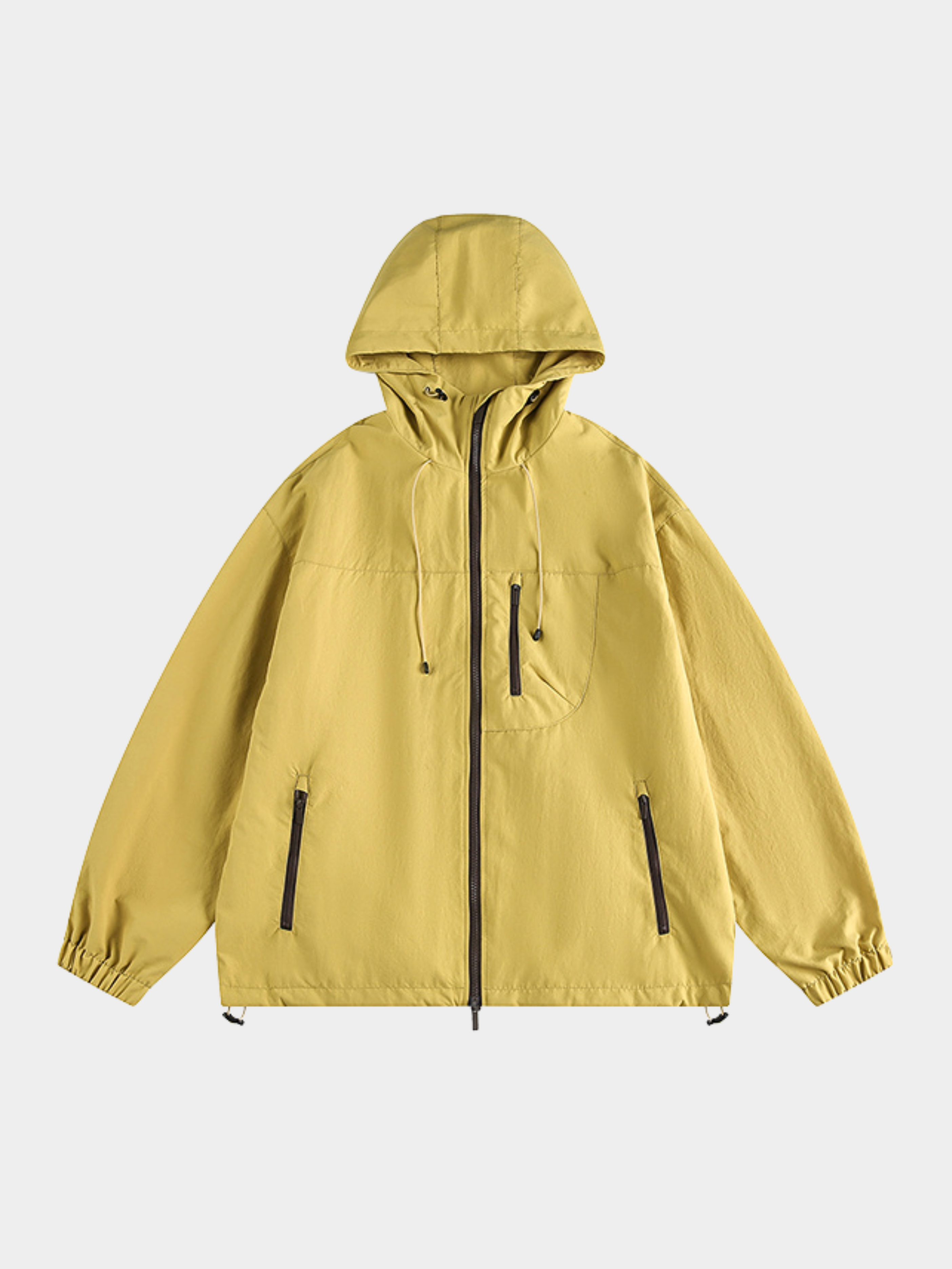 Thunderpeak - Unisex Tech Zip Colorblock Hooded Jacket