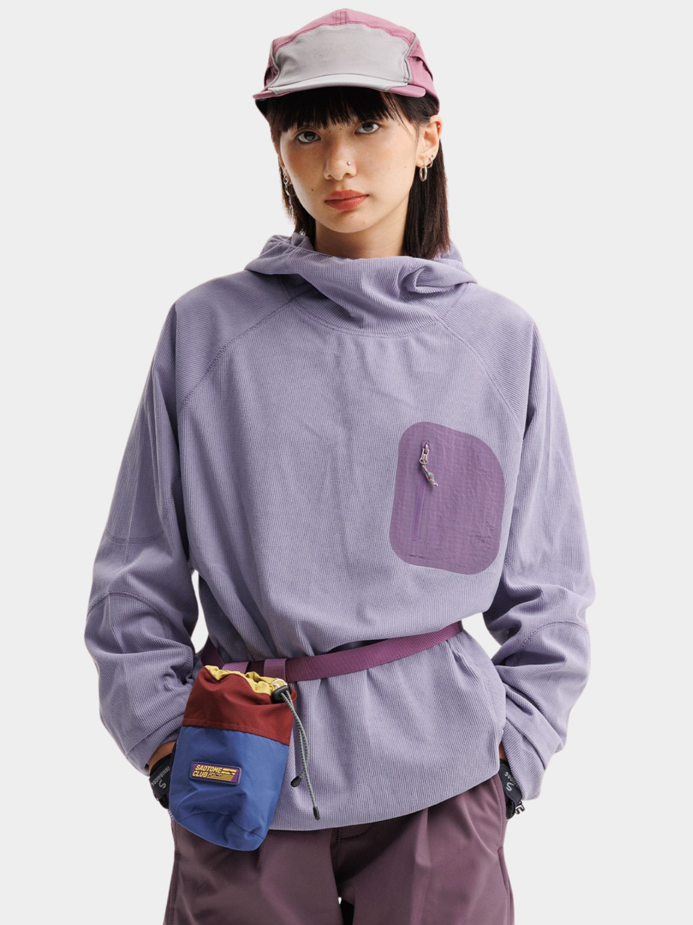 Crag - Moisture-Wicking High Neck Hoodie Base Layer