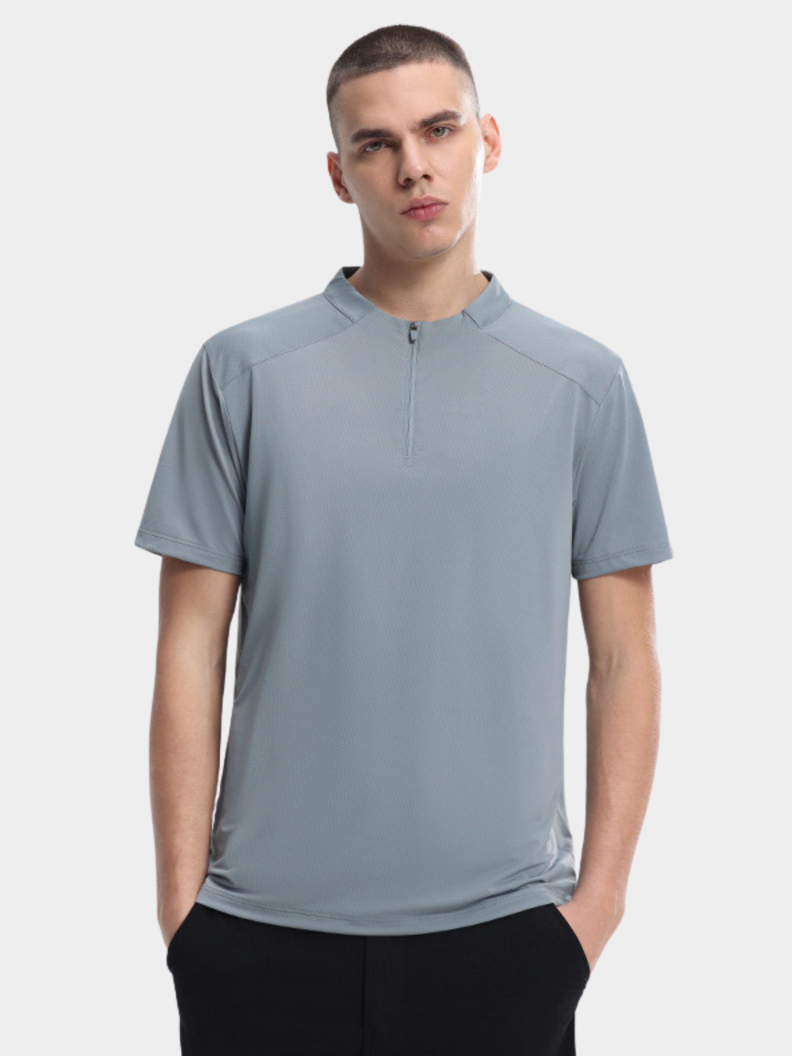 ClimbStick - Men's High-Stretch Quick-Dry Half-Zip Short Sleeve