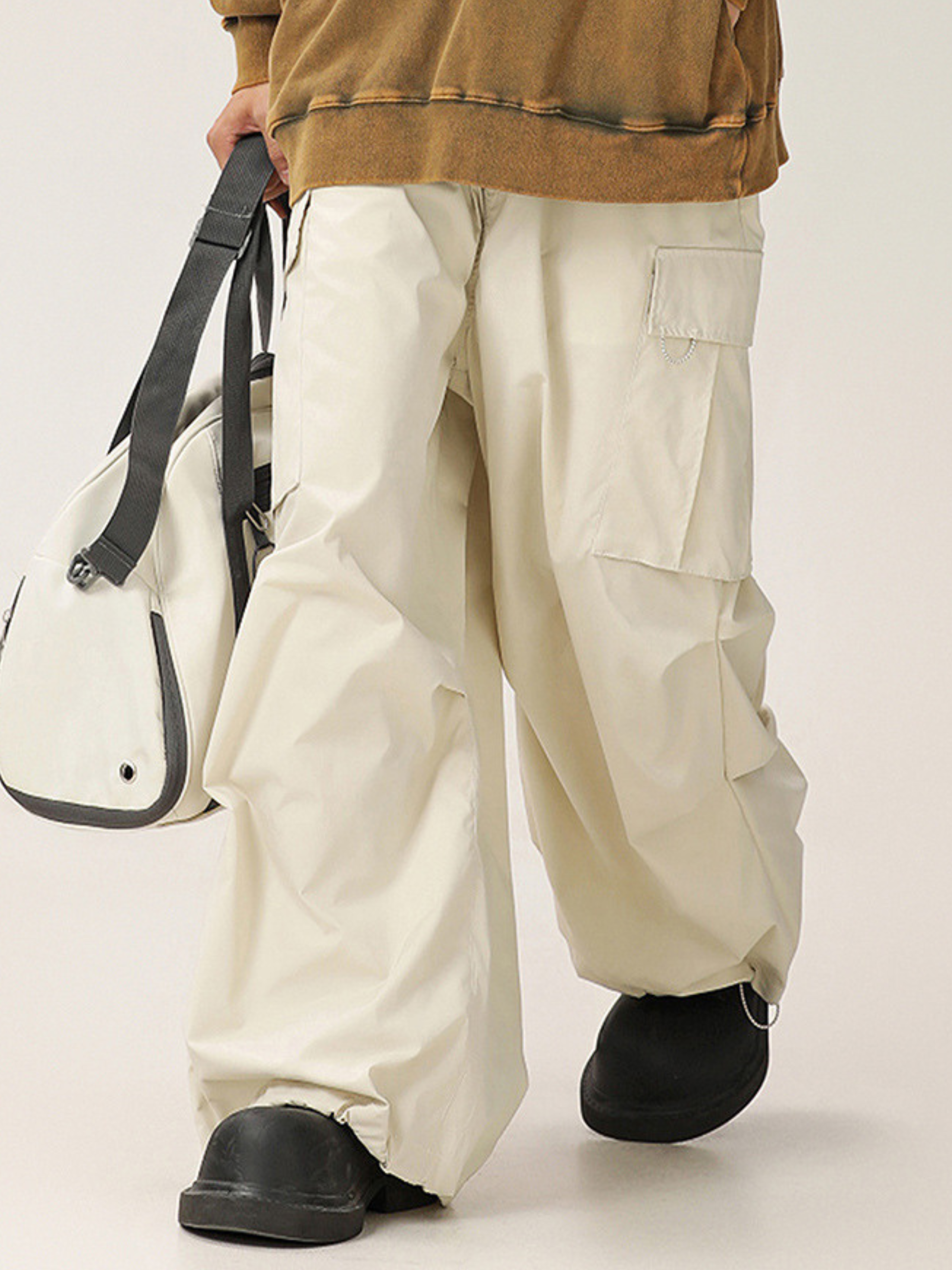 EagleScope - Unisex Retro Utility Embroidered Cargo Pants with Adjustable Hem