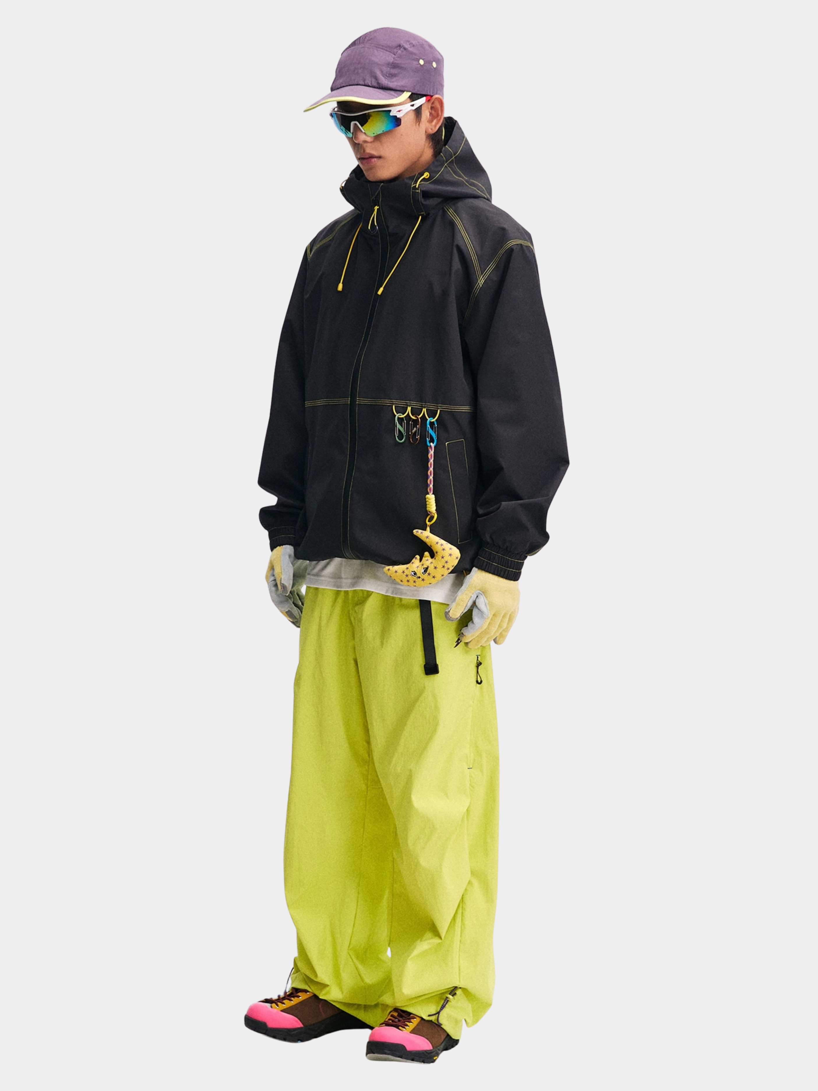 EchoDeck - Unisex Teflon® Triple-Defense Colorblock Drawstring Jacket