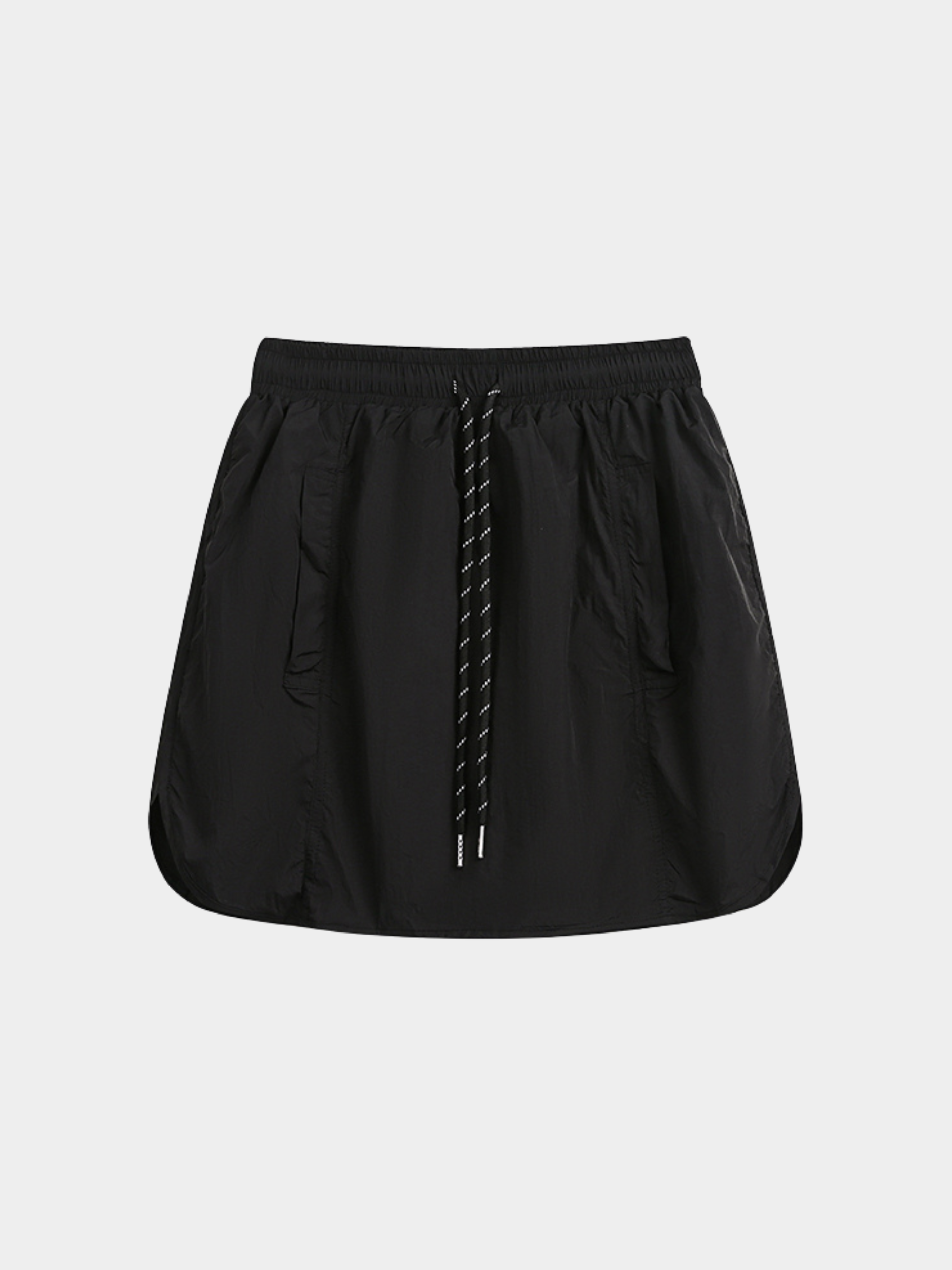 EchoPeak - Women's Utility Slit A-Line Mini Built-in Lining Skirt