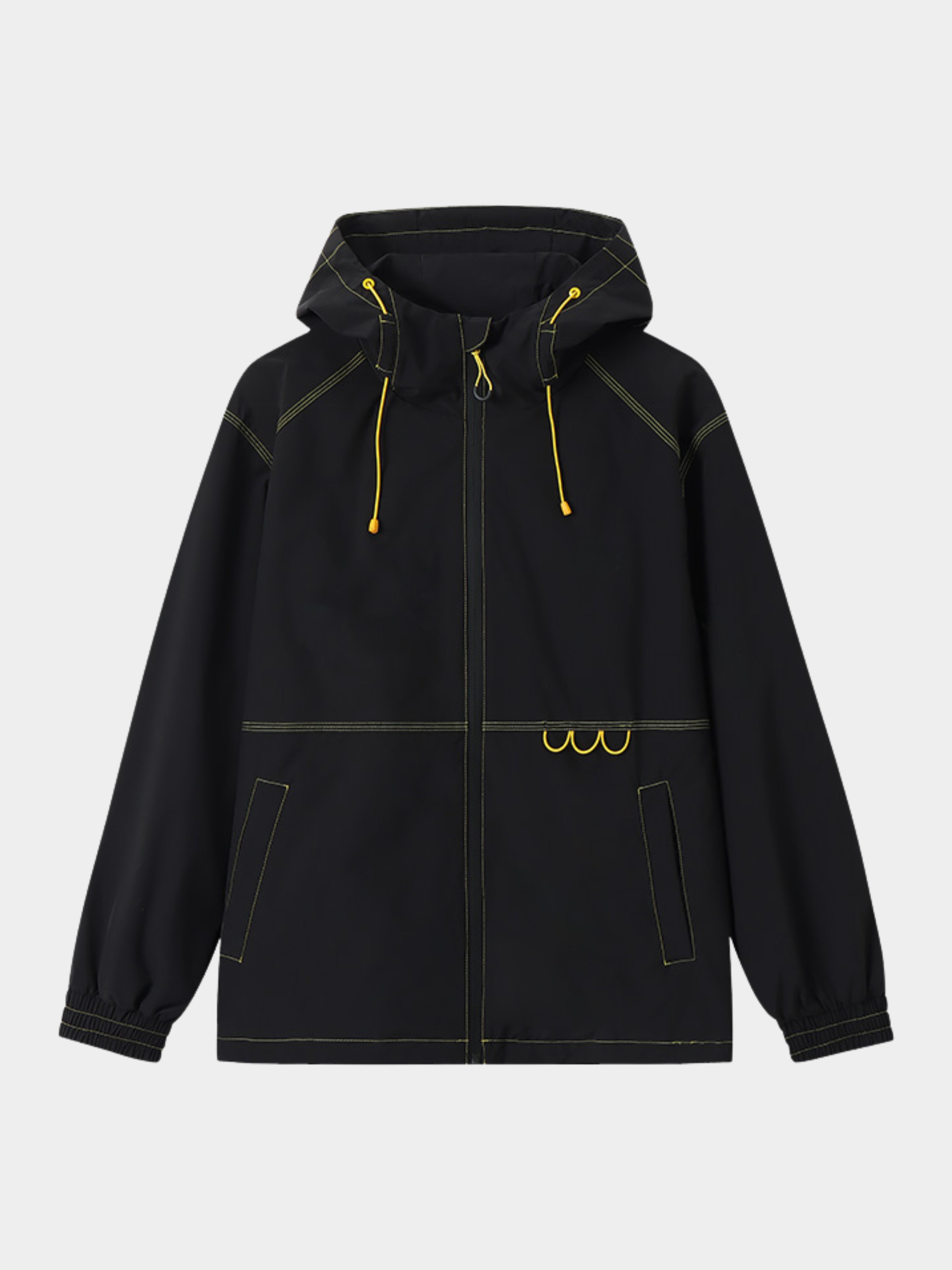 EchoDeck - Unisex Teflon® Triple-Defense Colorblock Drawstring Jacket