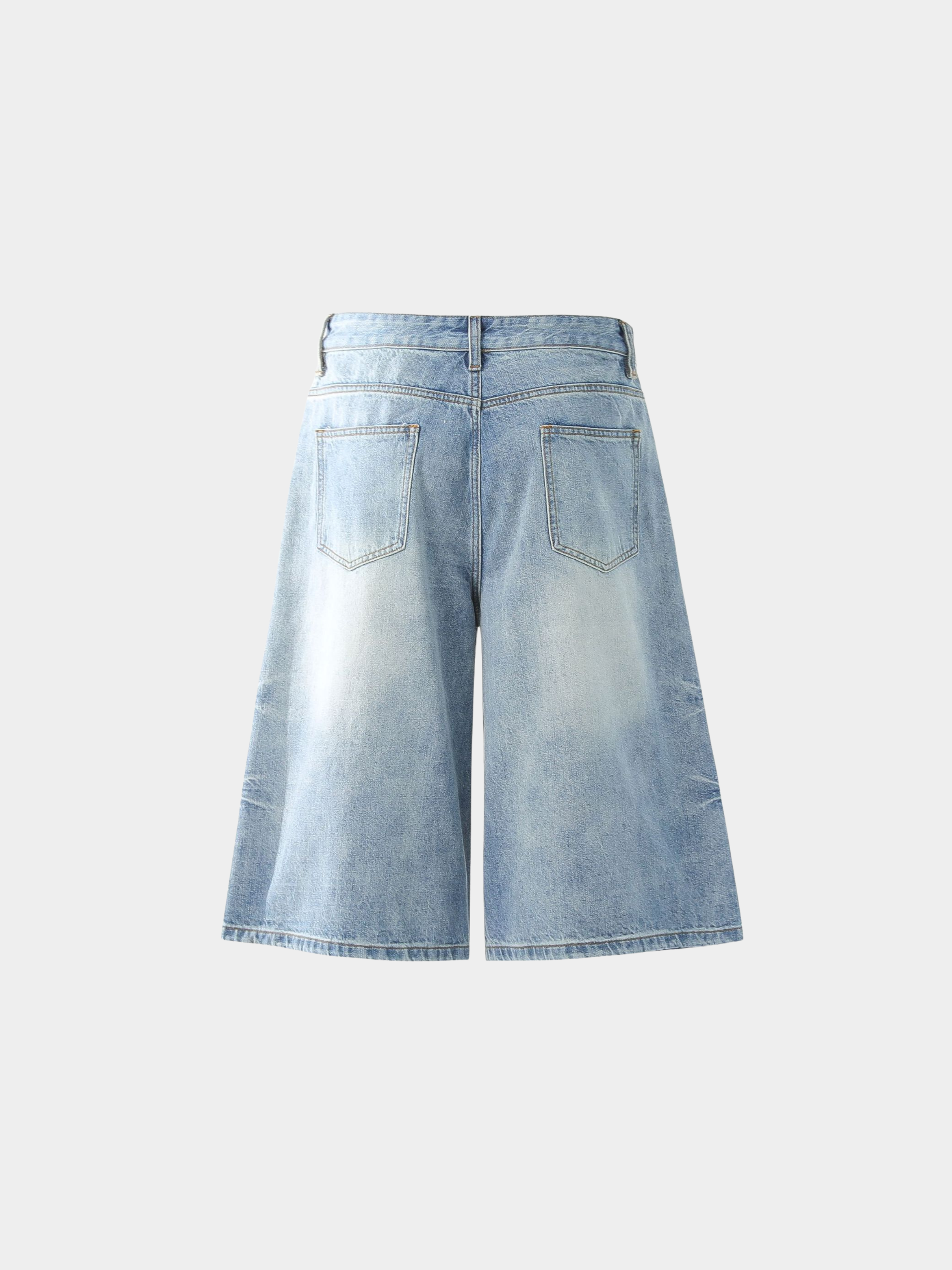 BaseWrap - Men's Straight-Leg Denim Shorts